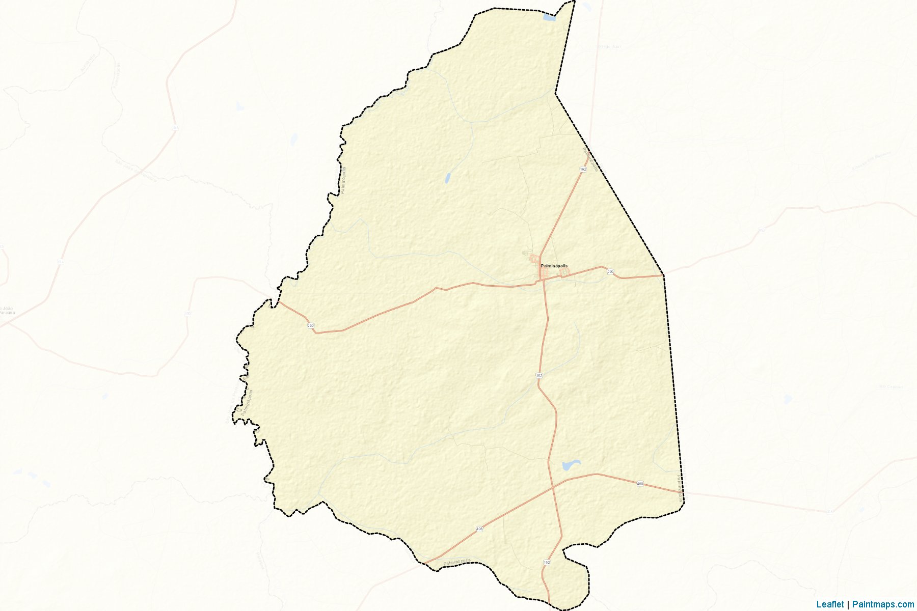 Palminopolis (Goias) Map Cropping Samples-2