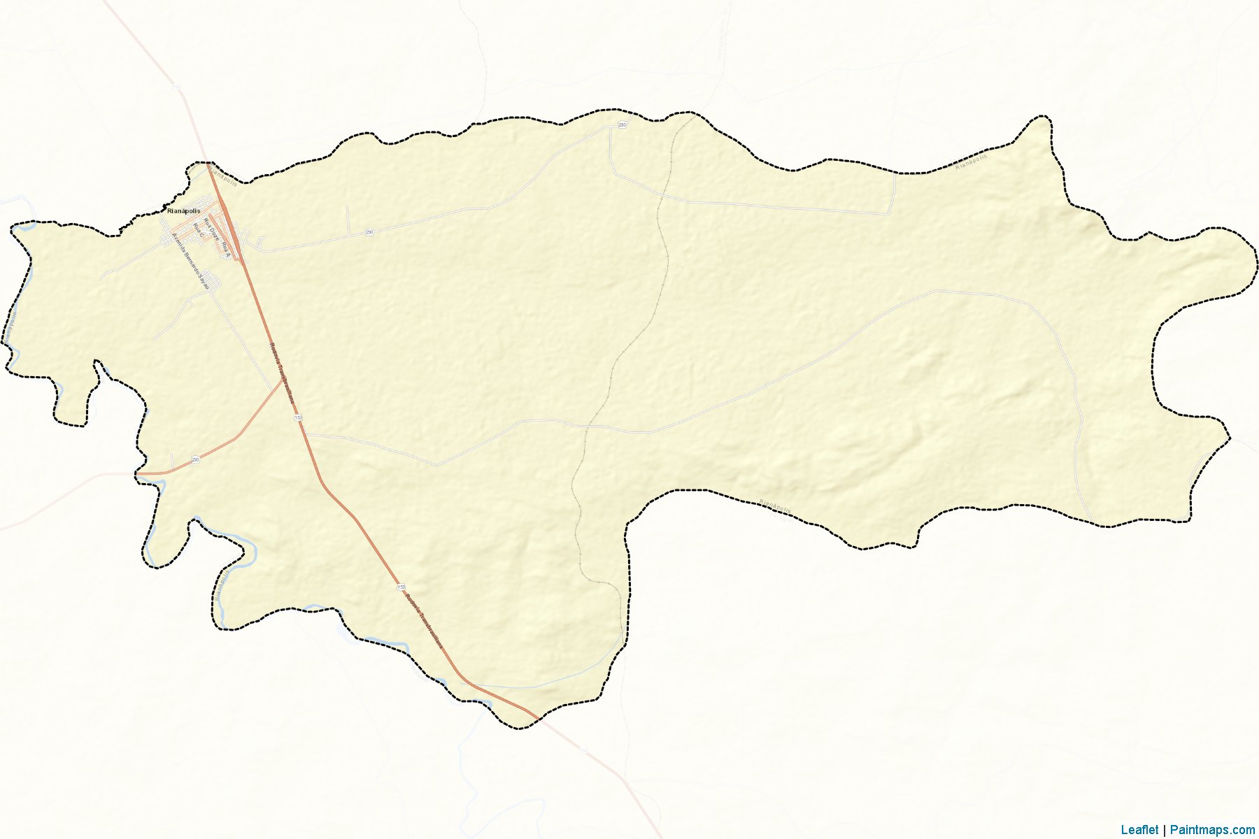 Rianapolis (Goiás) Haritası Örnekleri-2