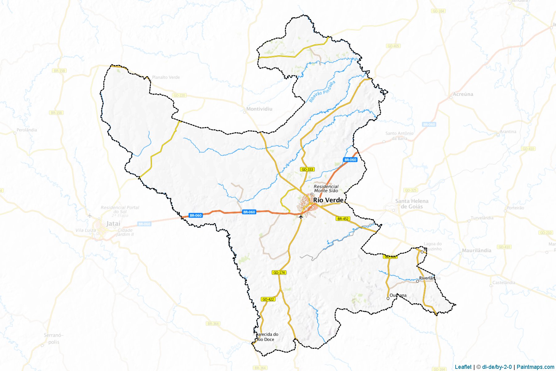 Muestras de recorte de mapas Rio Verde (Goias)-1