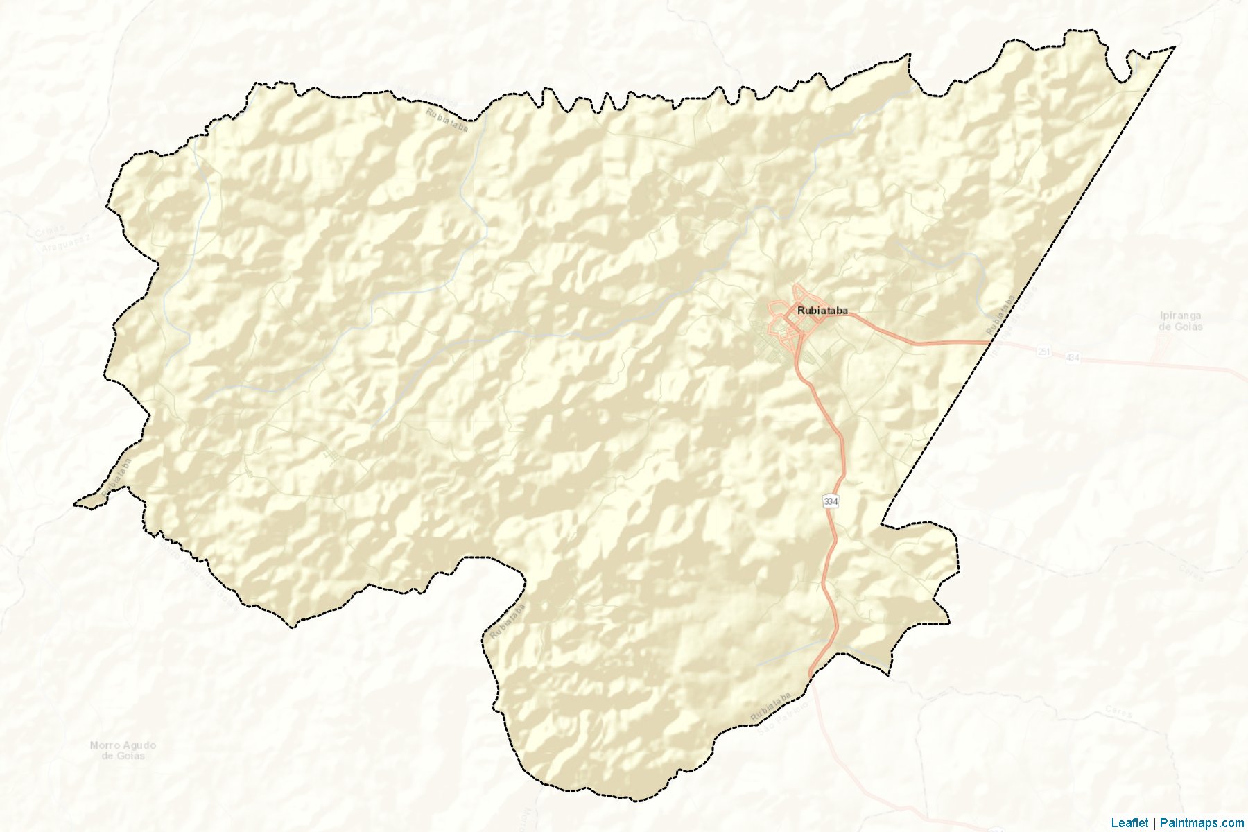 Muestras de recorte de mapas Rubiataba (Goias)-2