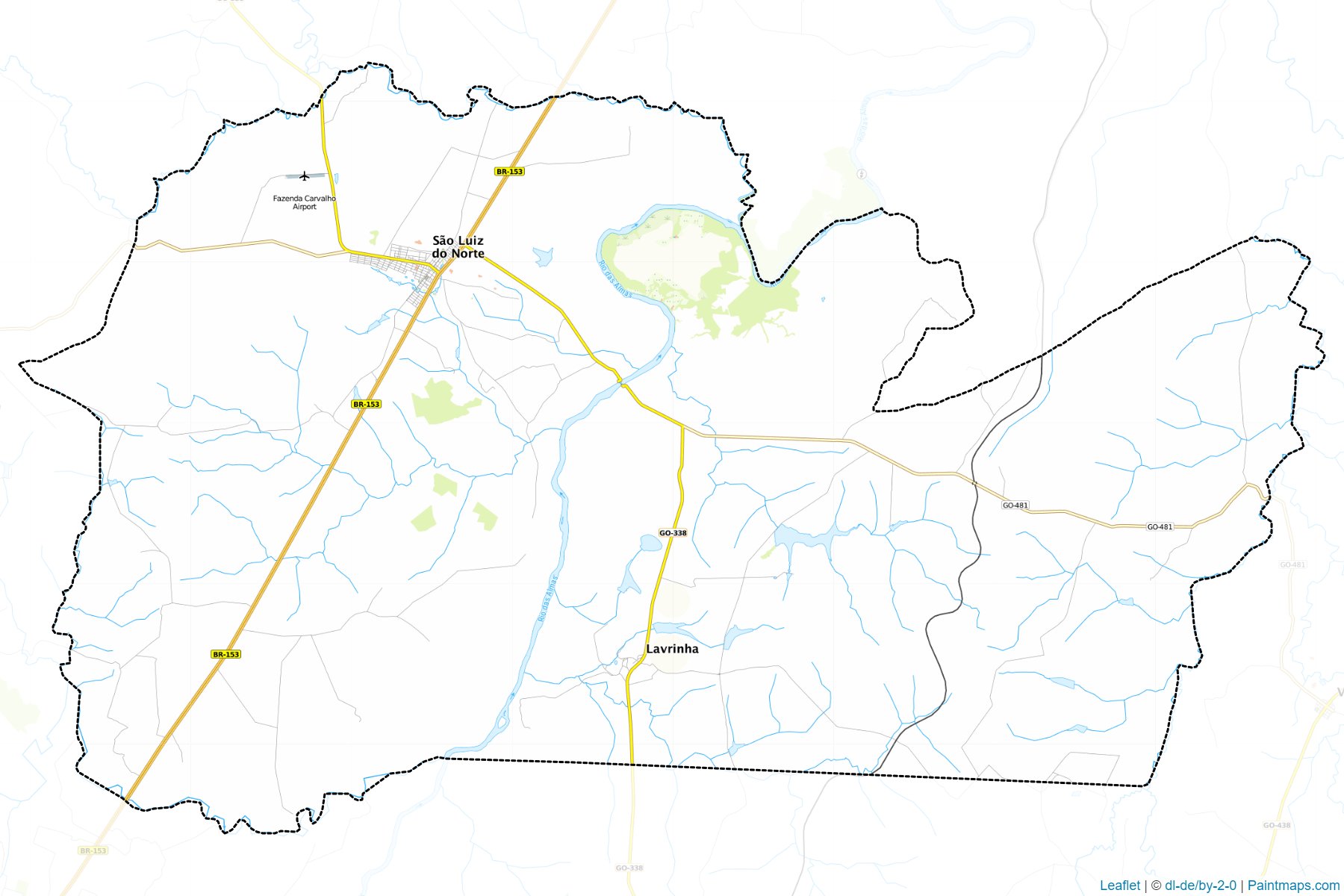 Sao Luiz do Norte (Goias) Map Cropping Samples-1