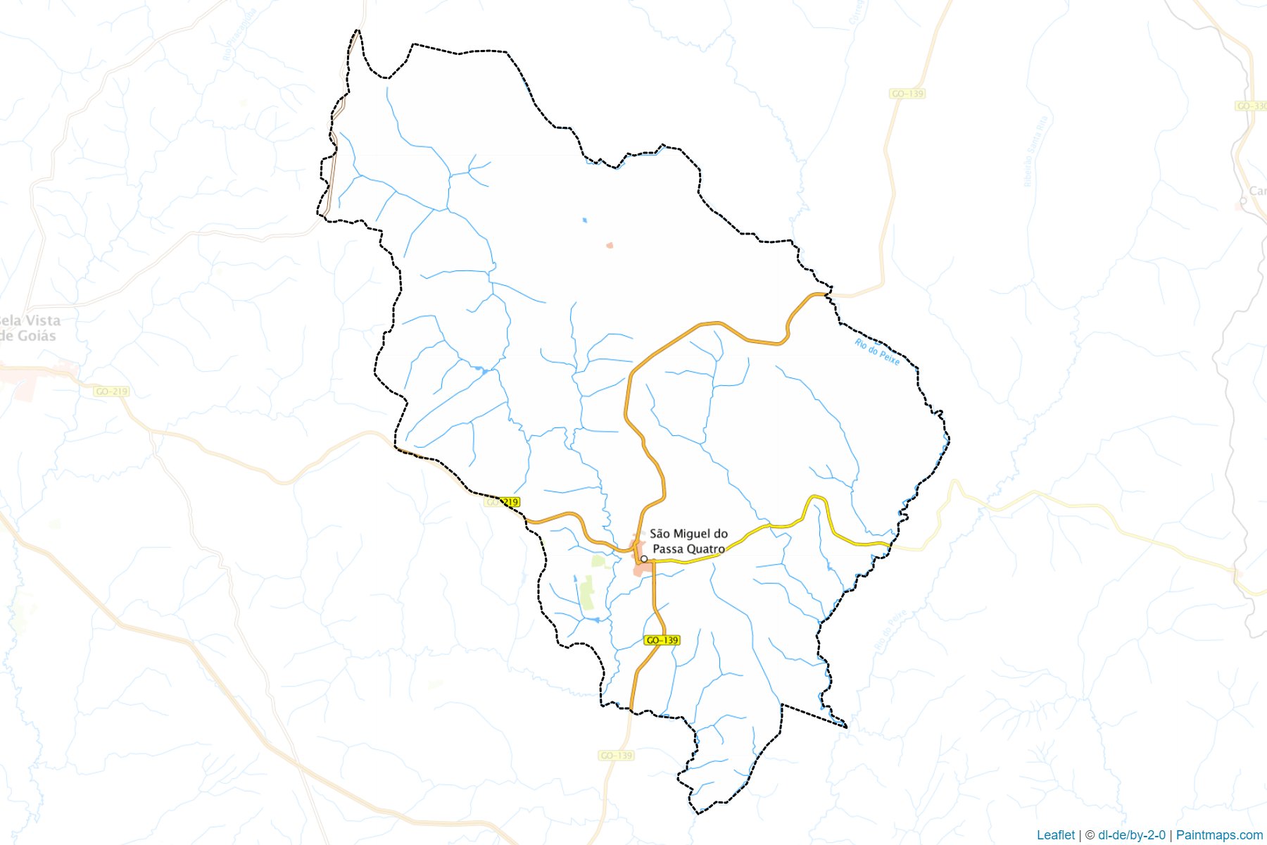 Sao Miguel do Passa Quatro (Goiás) Haritası Örnekleri-1