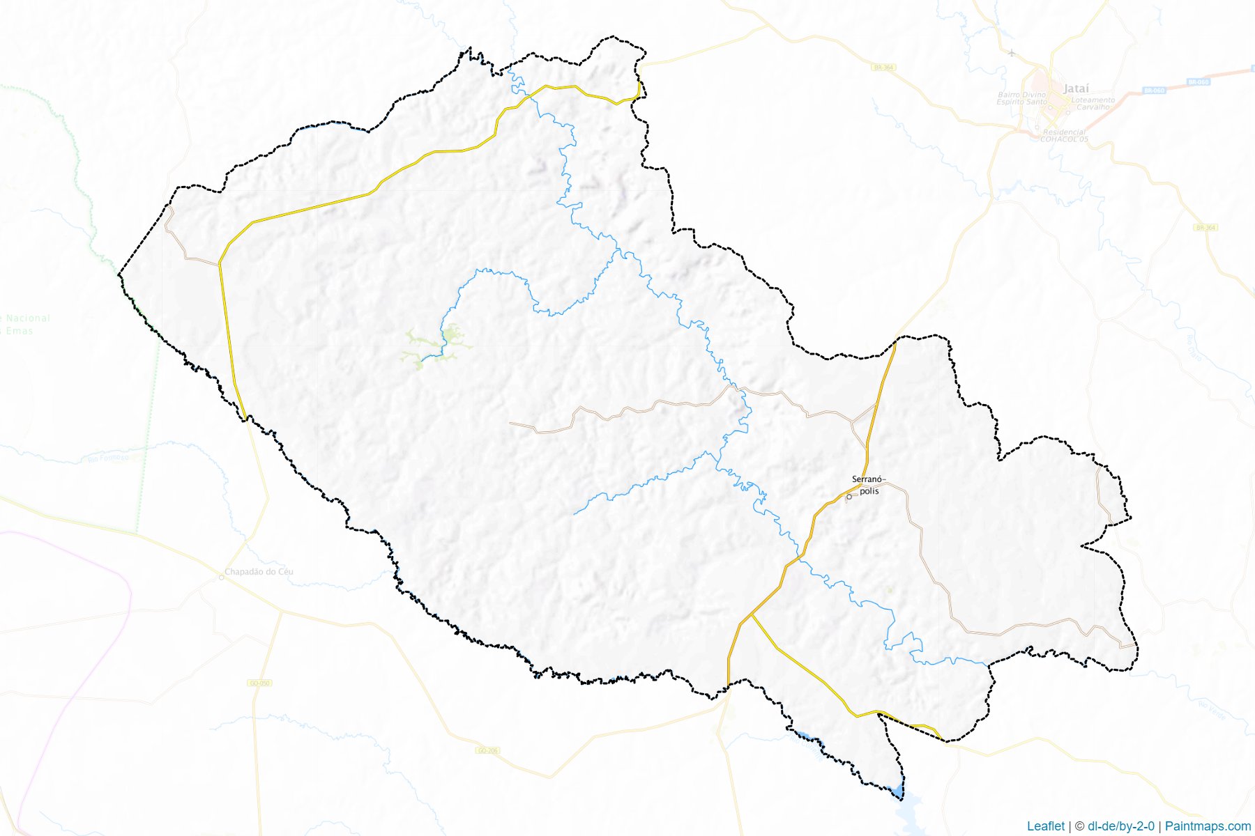 Serranopolis (Goias) Map Cropping Samples-1