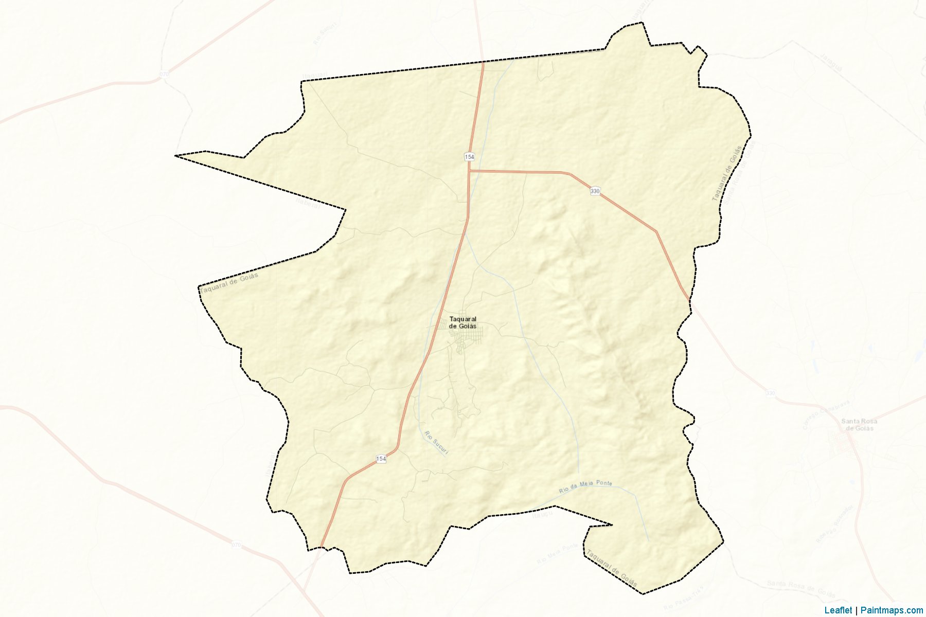 Taquaral de Goias (Goias) Map Cropping Samples-2