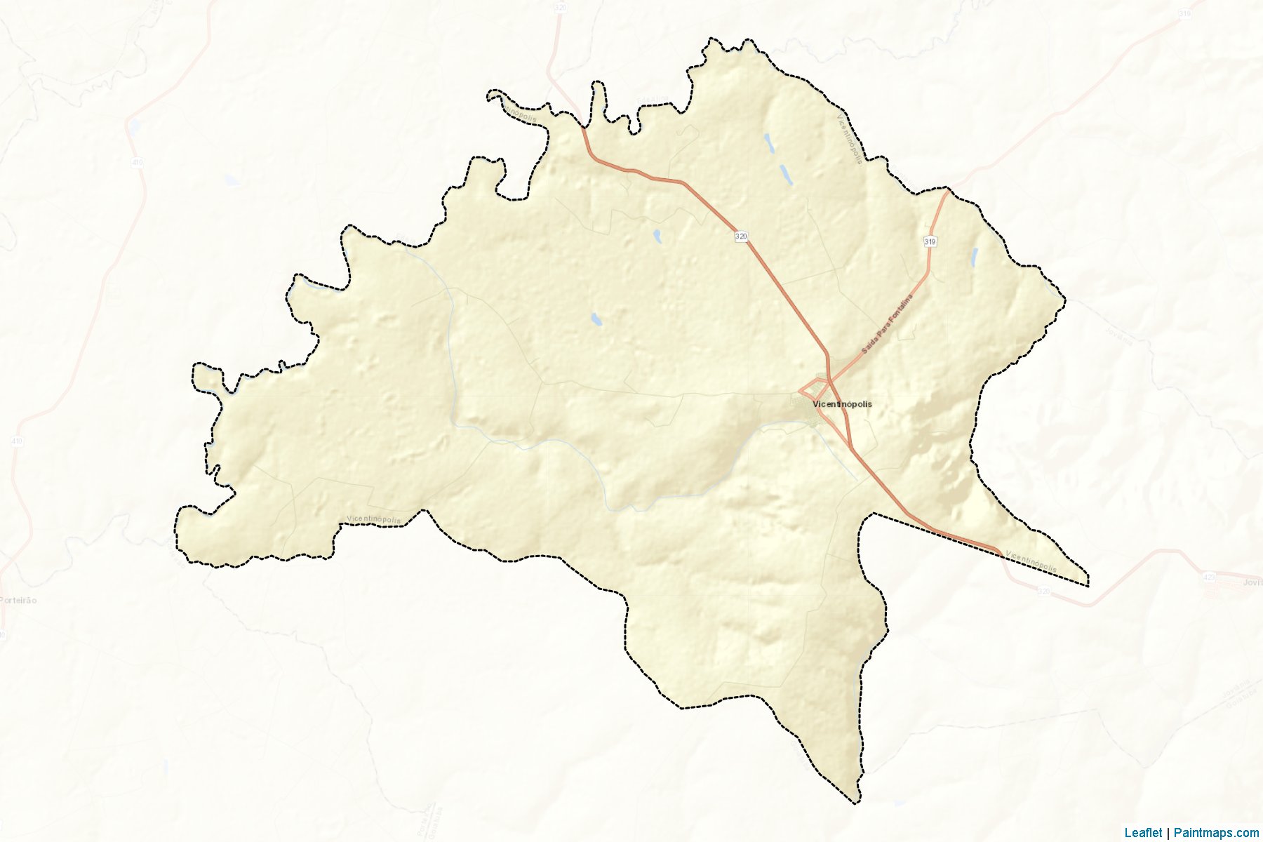 Vicentinopolis (Goias) Map Cropping Samples-2