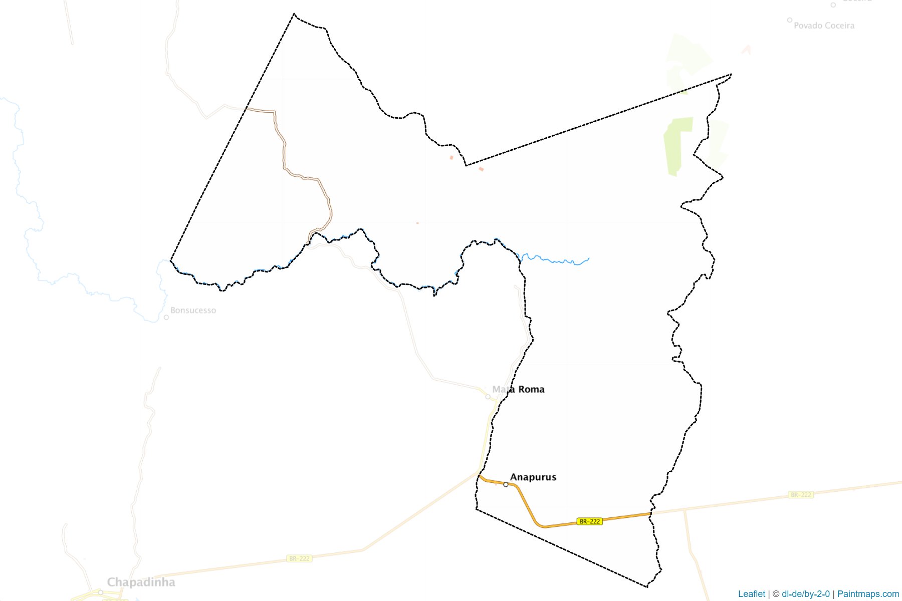 Anapurus (Maranhao) Map Cropping Samples-1