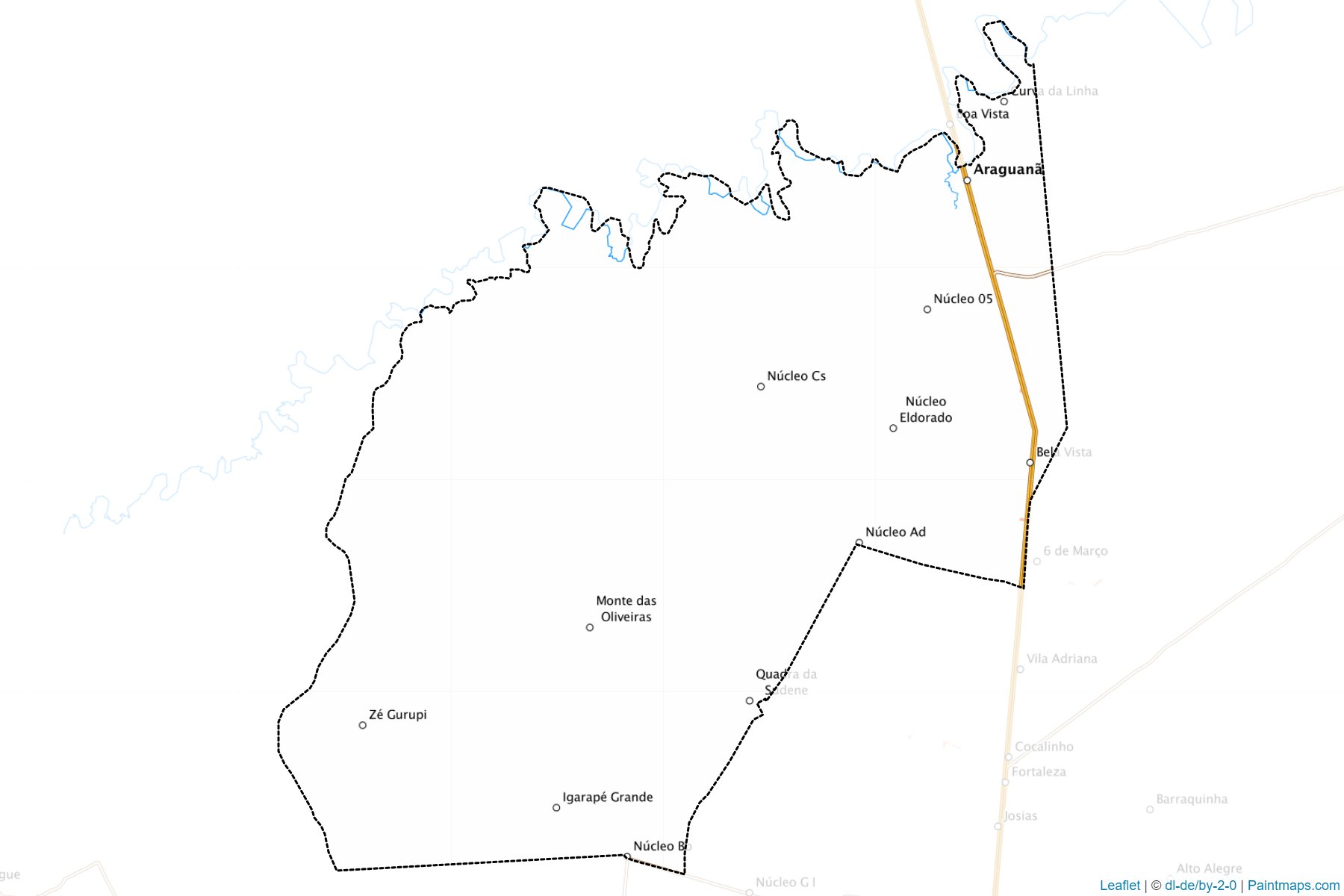 Araguana (Maranhao) Map Cropping Samples-1