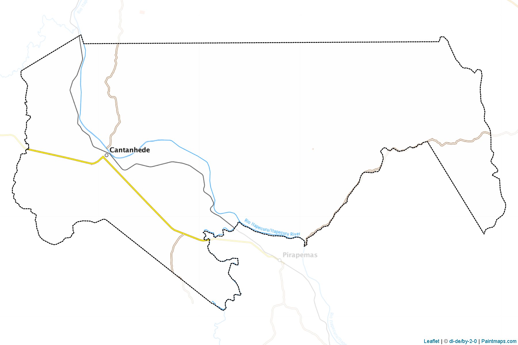Cantanhede (Maranhão) Haritası Örnekleri-1