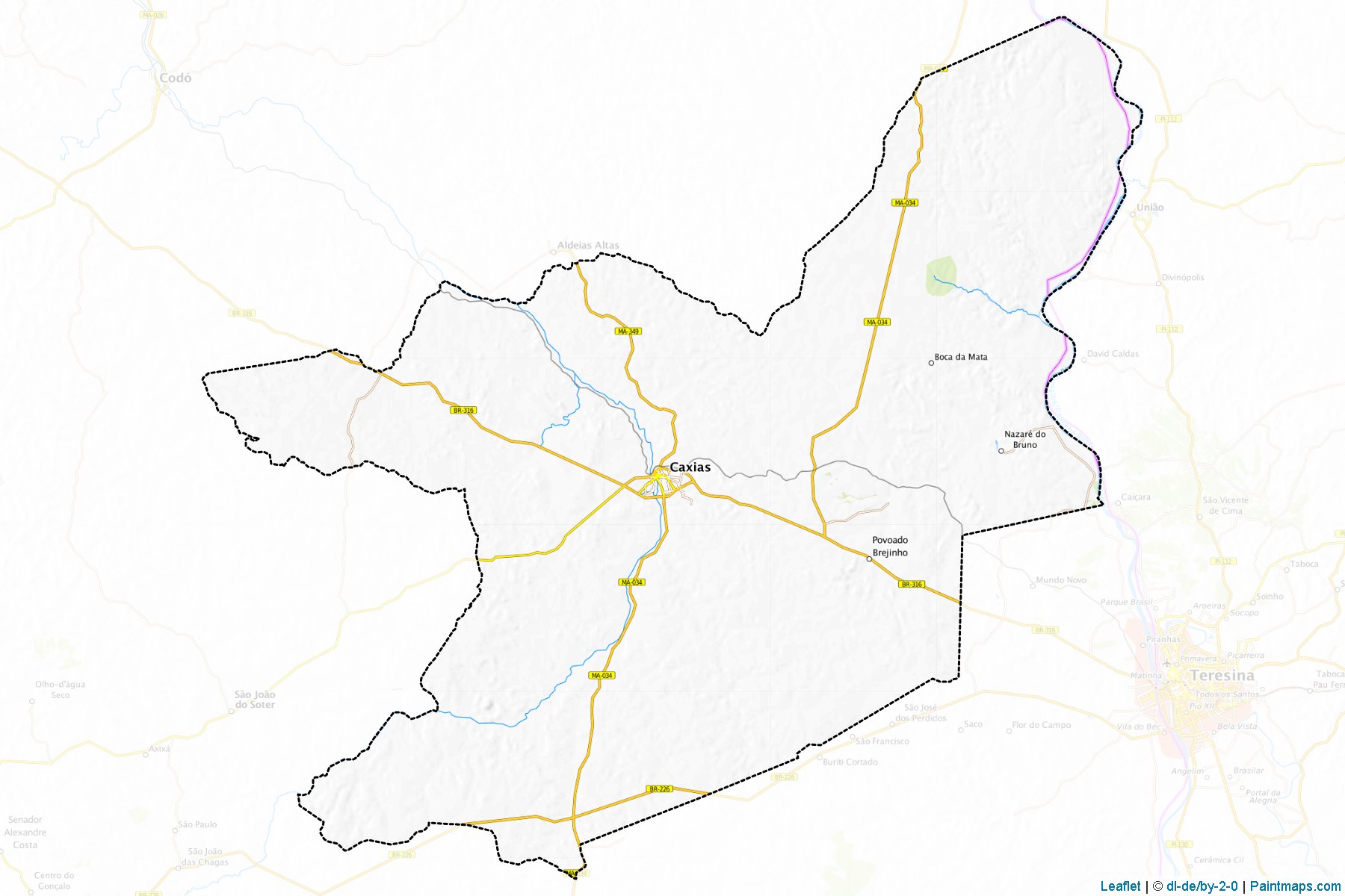 Caxias (Maranhao) Map Cropping Samples-1