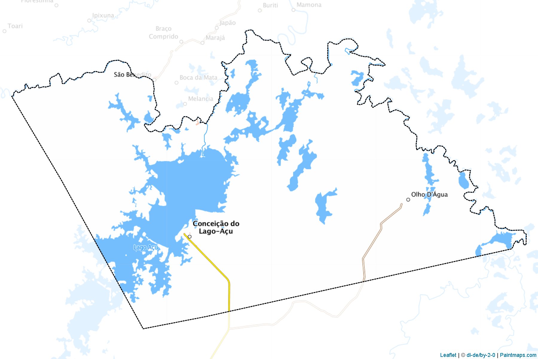 Conceicao do Lago-Acu (Maranhao) Map Cropping Samples-1