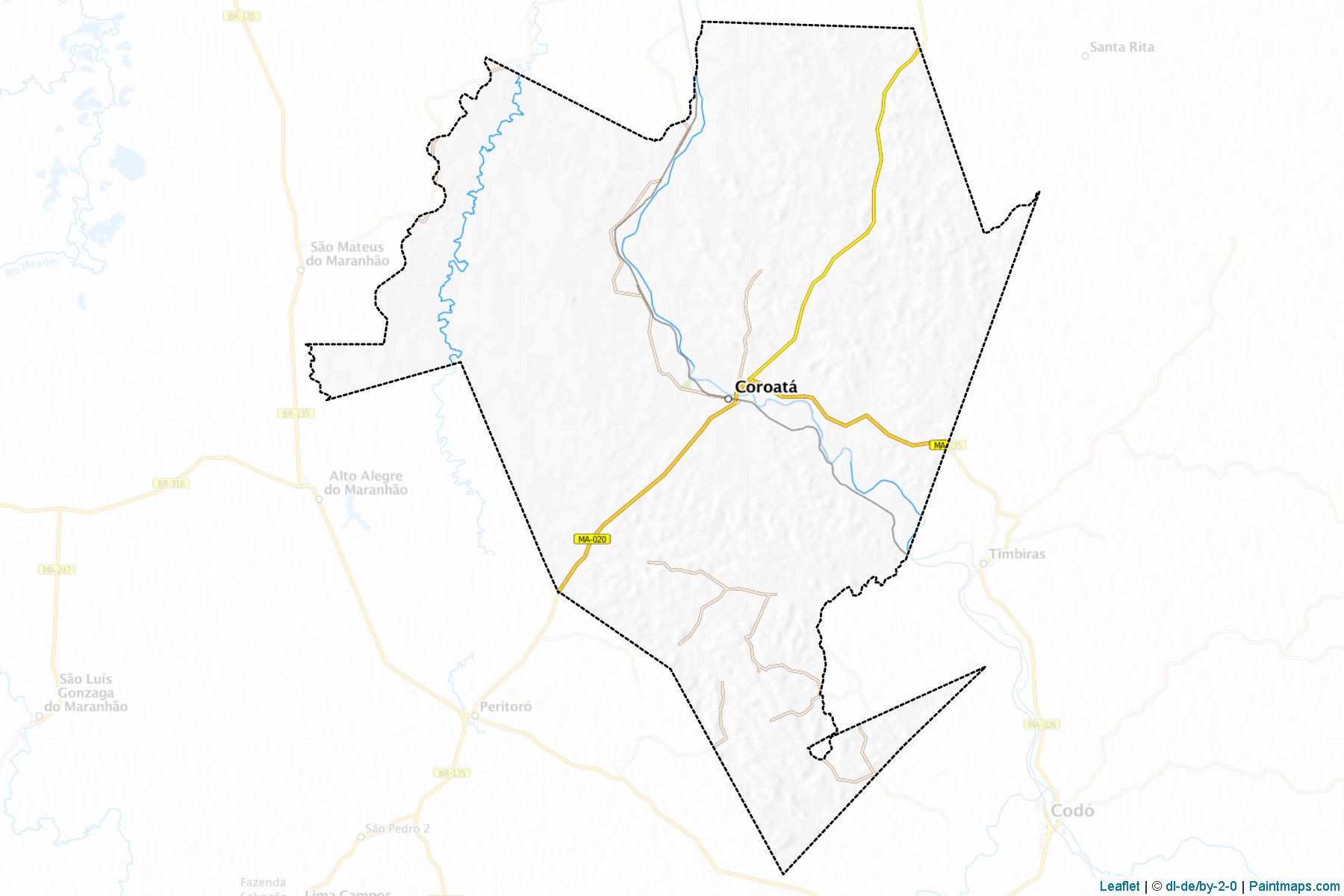 Muestras de recorte de mapas Coroata (Maranhao)-1