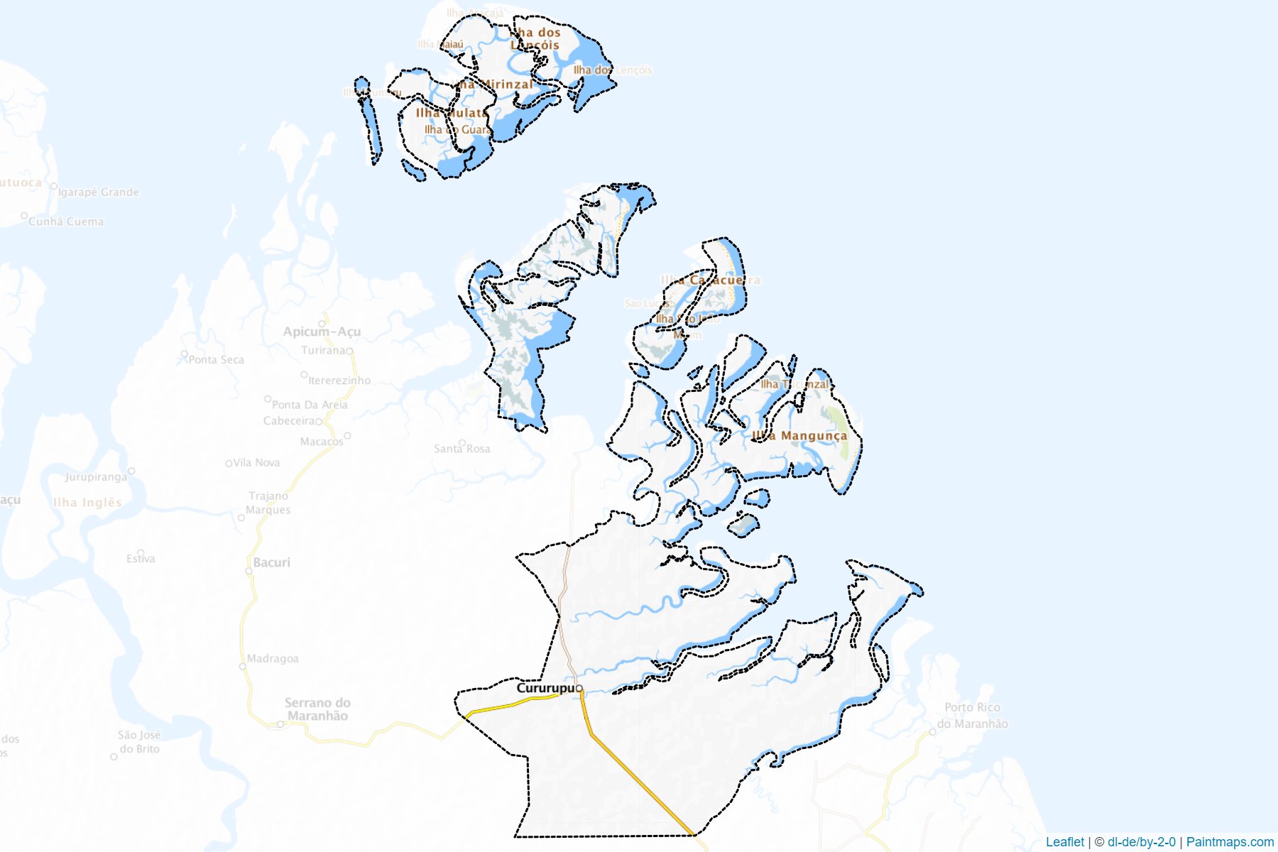 Muestras de recorte de mapas Cururupu (Maranhao)-1