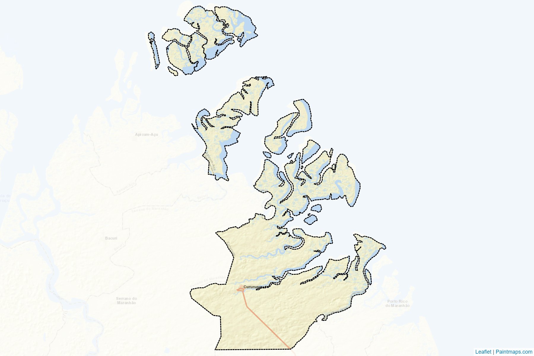 Muestras de recorte de mapas Cururupu (Maranhao)-2