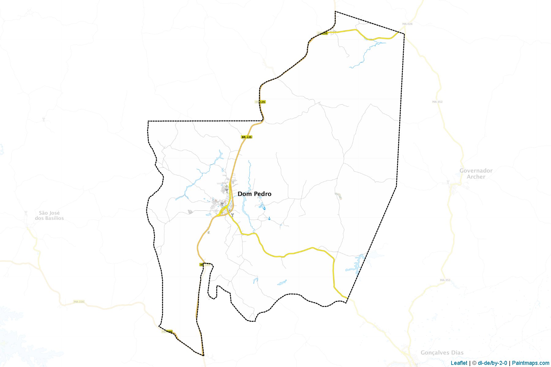 Muestras de recorte de mapas Dom Pedro (Maranhao)-1