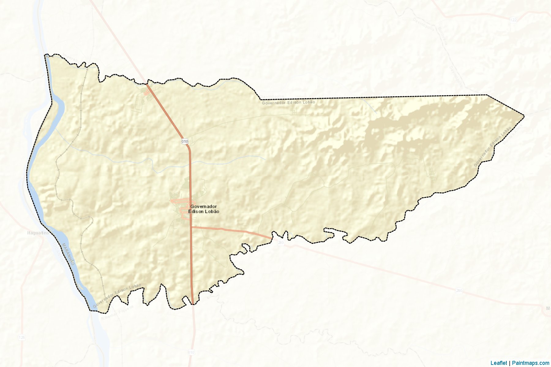 Governador Edison Lobao (Maranhao) Map Cropping Samples-2