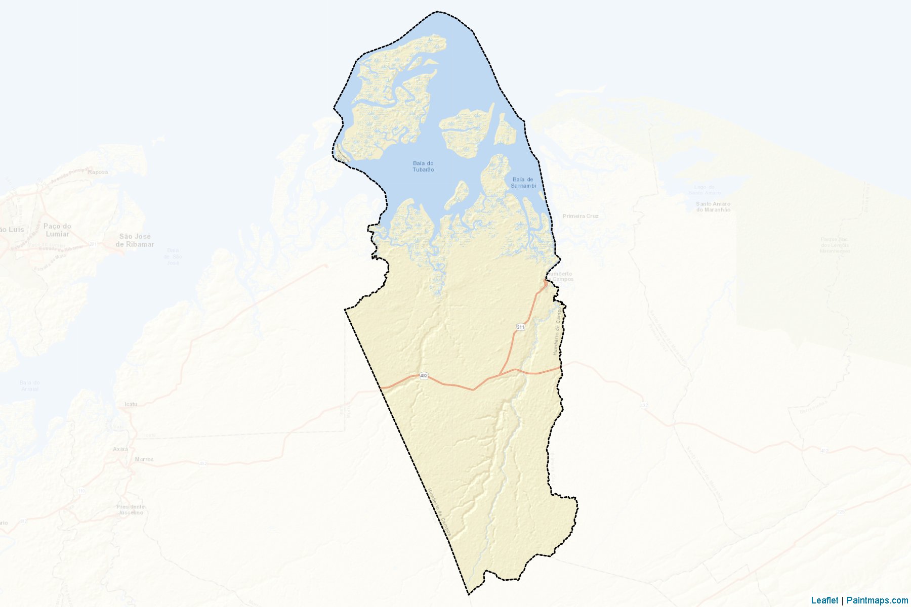 Humberto de Campos (Maranhao) Map Cropping Samples-2