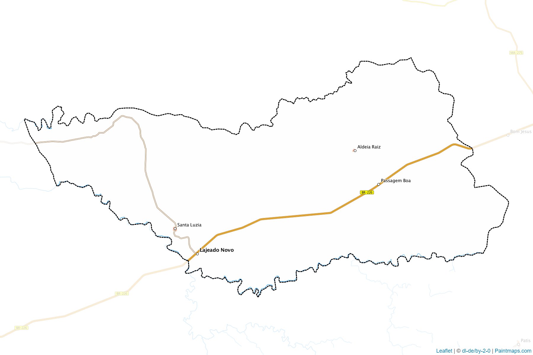 Muestras de recorte de mapas Lajeado Novo (Maranhao)-1