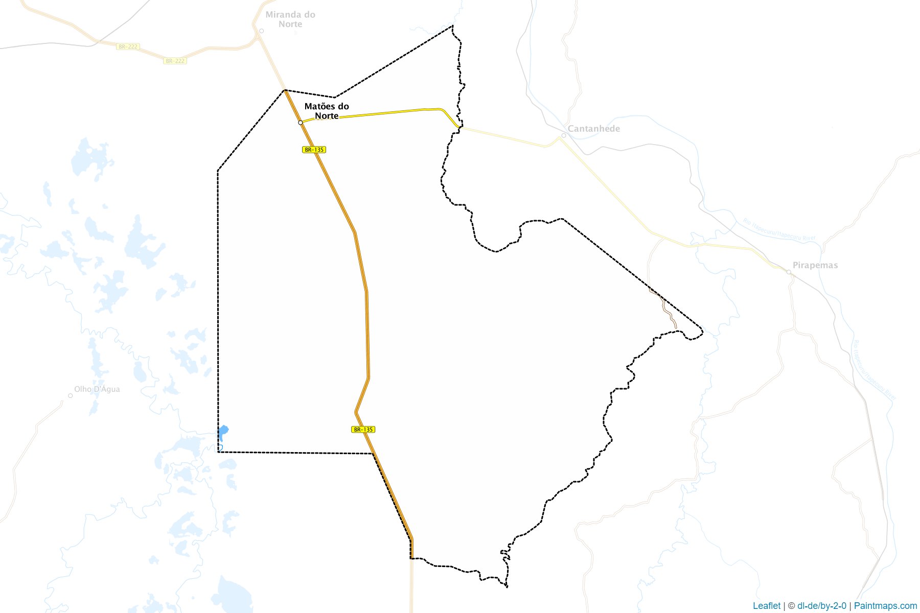 Matoes do Norte (Maranhao) Map Cropping Samples-1