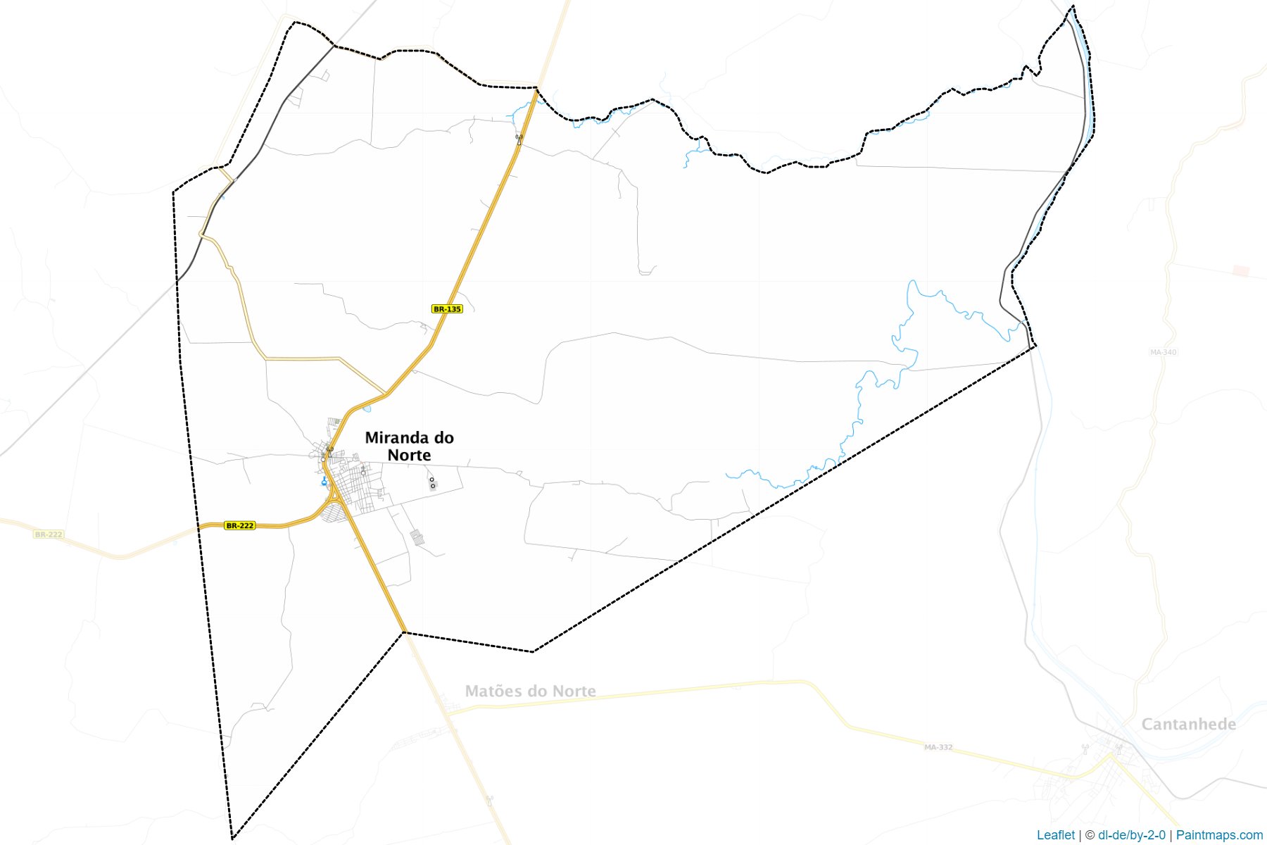 Miranda do Norte (Maranhao) Map Cropping Samples-1