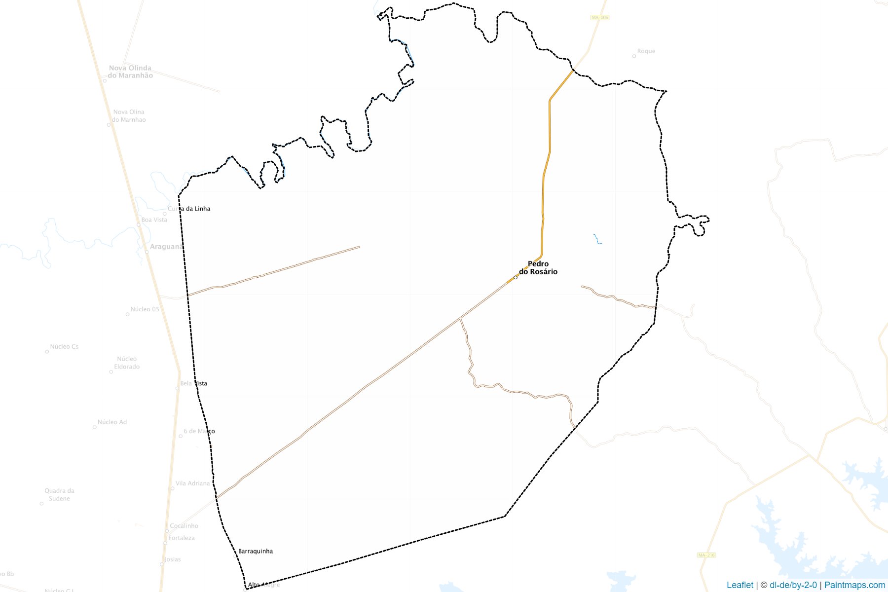 Pedro do Rosario (Maranhao) Map Cropping Samples-1