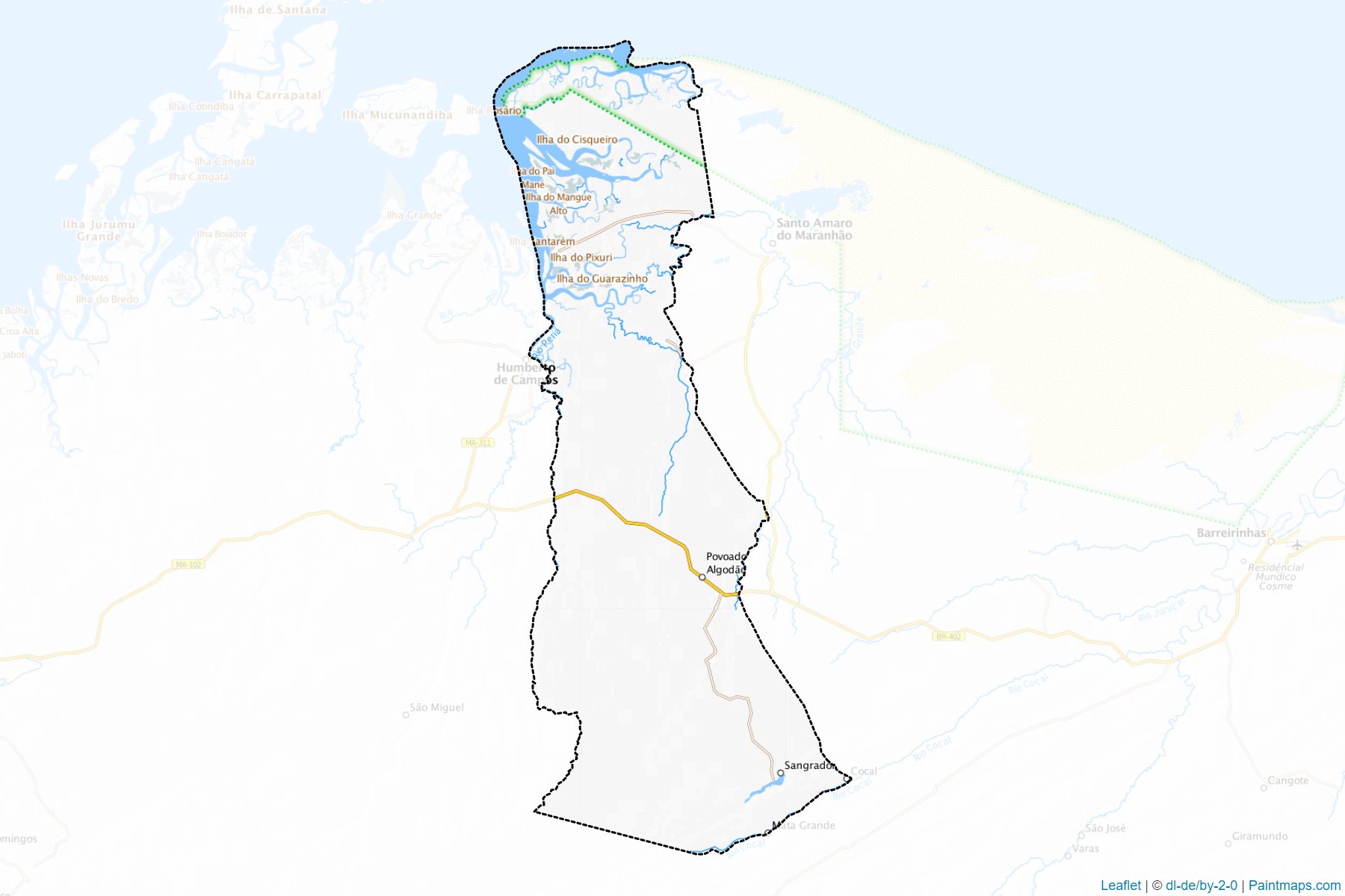 Primeira Cruz (Maranhao) Map Cropping Samples-1