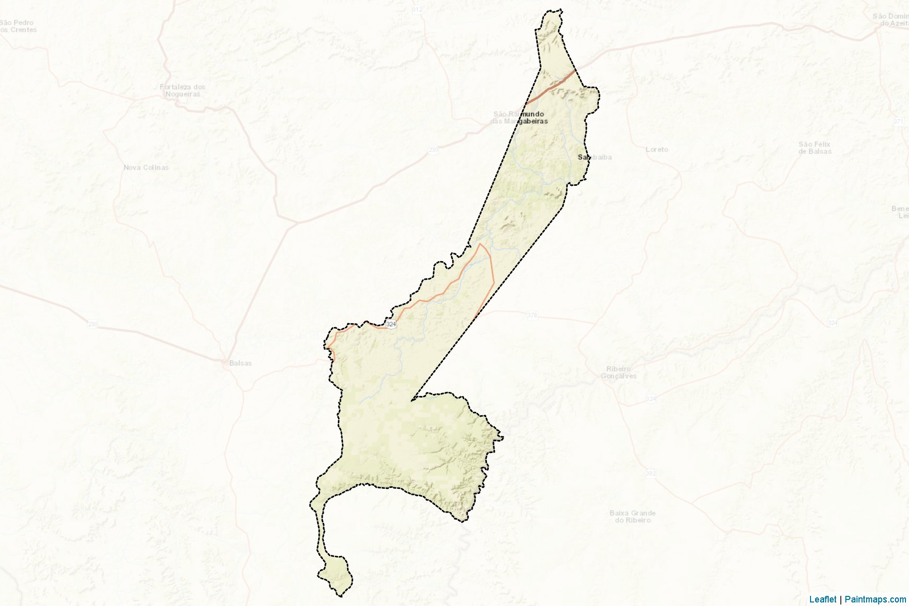 Sambaiba (Maranhao) Map Cropping Samples-2