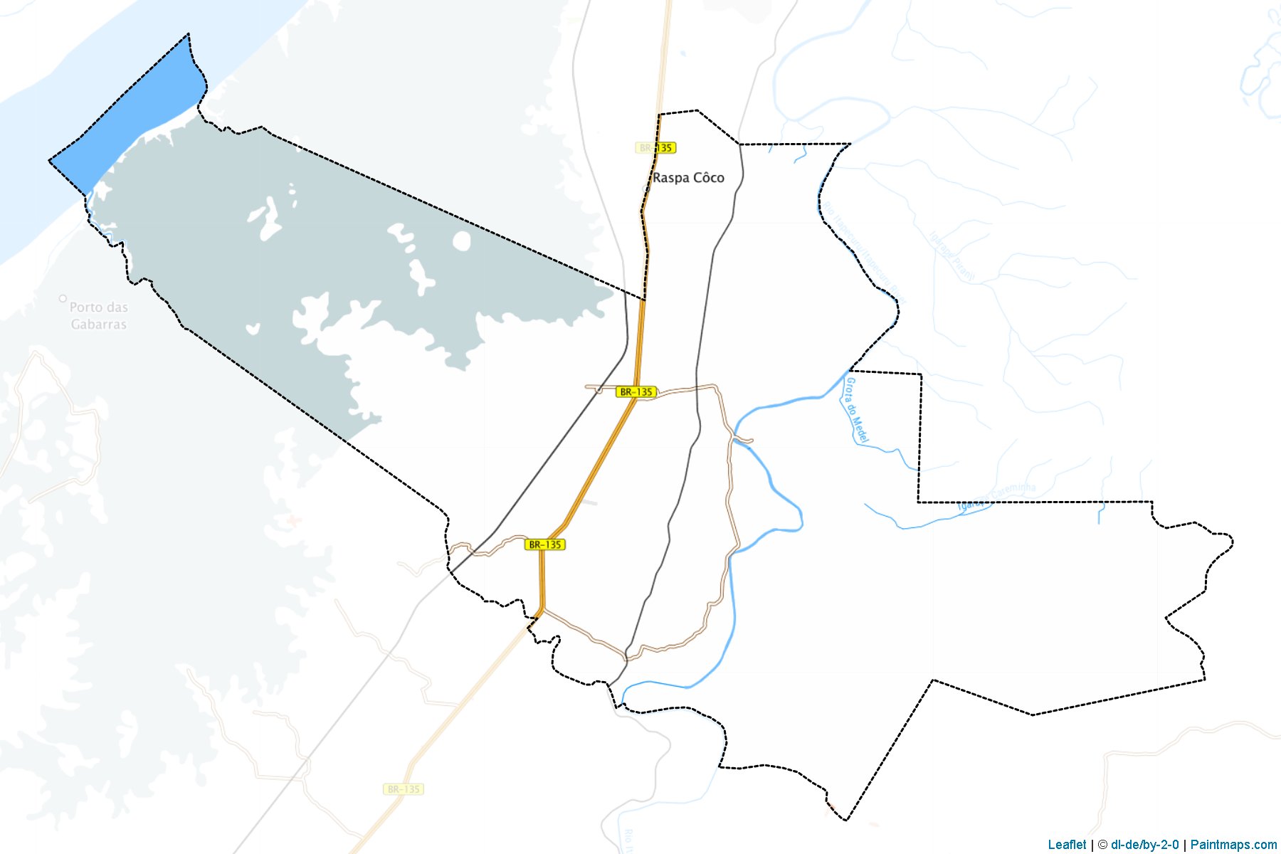 Muestras de recorte de mapas Santa Rita (Maranhao)-1