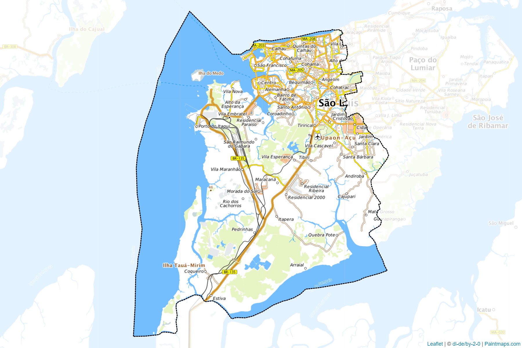 Sao Luis (Maranhao) Map Cropping Samples-1