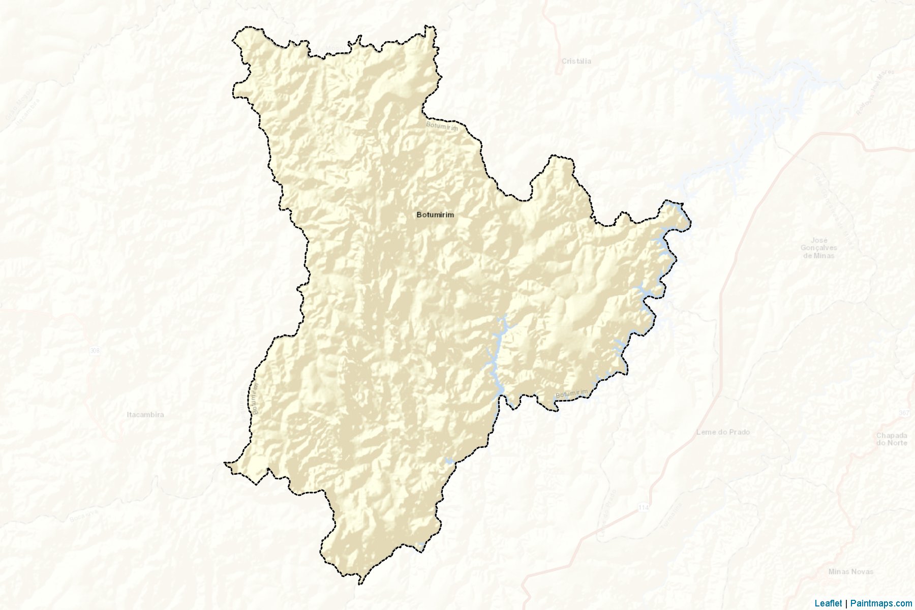 Botumirim (Minas Gerais) Map Cropping Samples-2