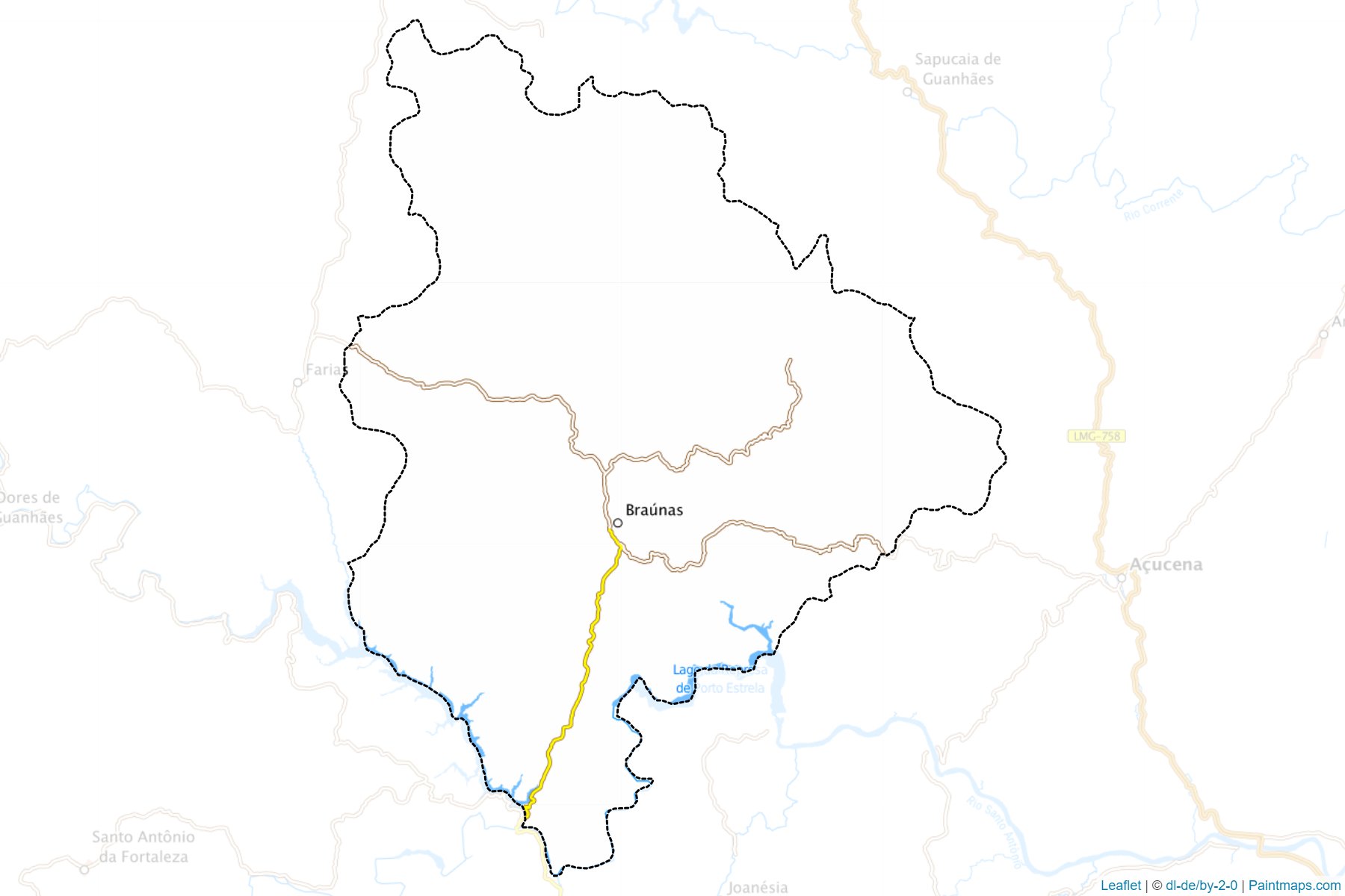 Braunas (Minas Gerais) Map Cropping Samples-1