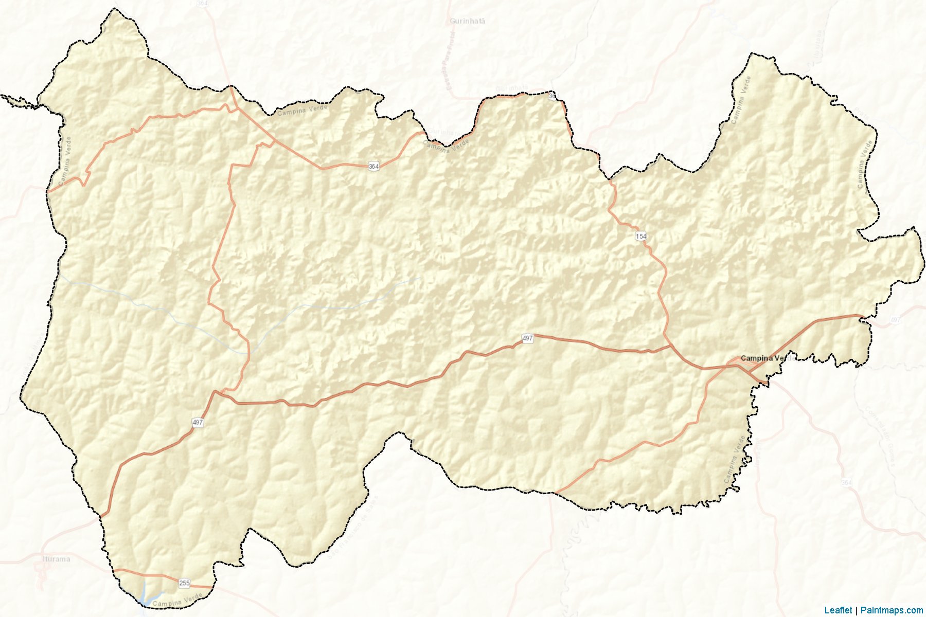 Campina Verde (Minas Gerais) Map Cropping Samples-2