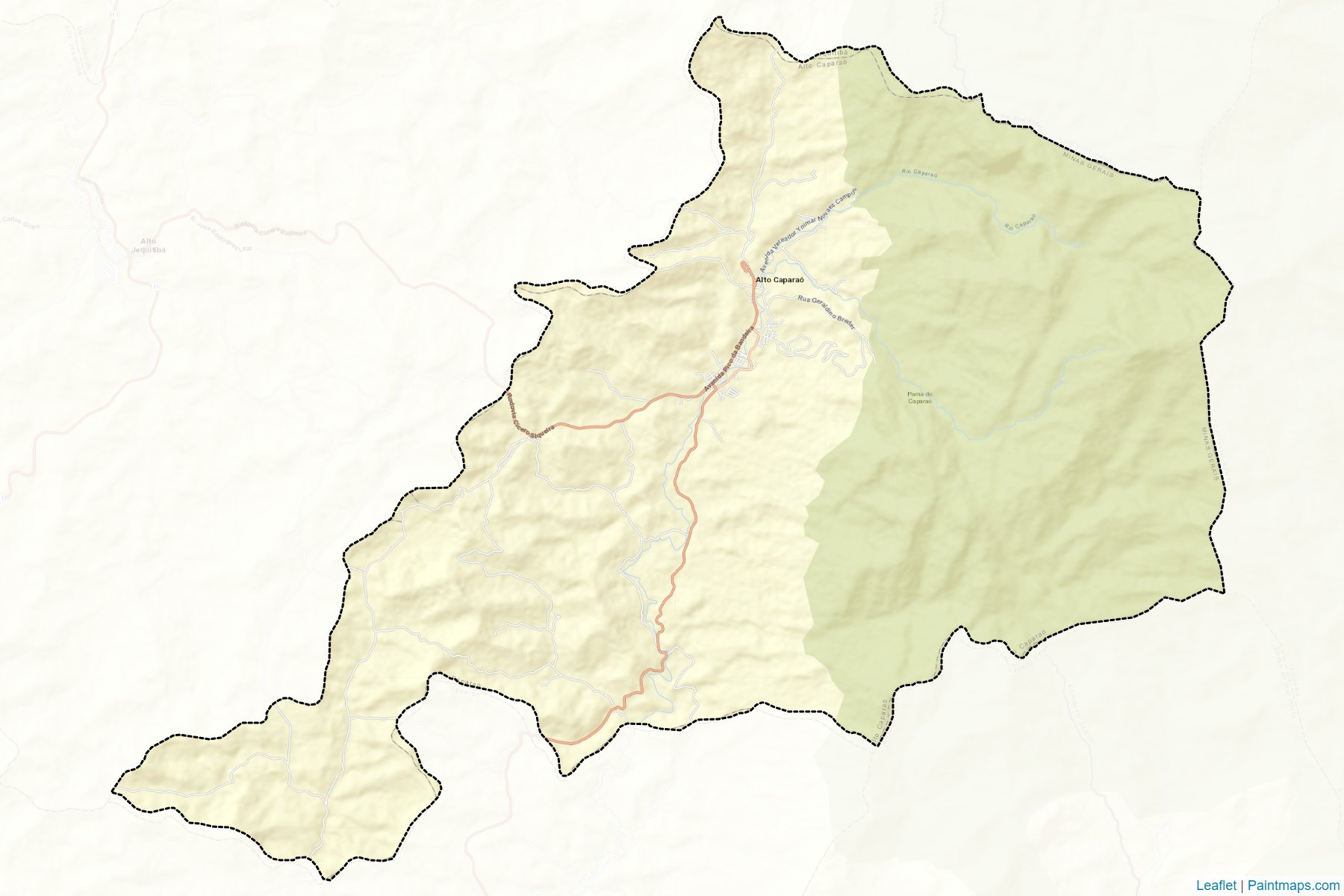 Alto Caparao (Minas Gerais) Map Cropping Samples-2