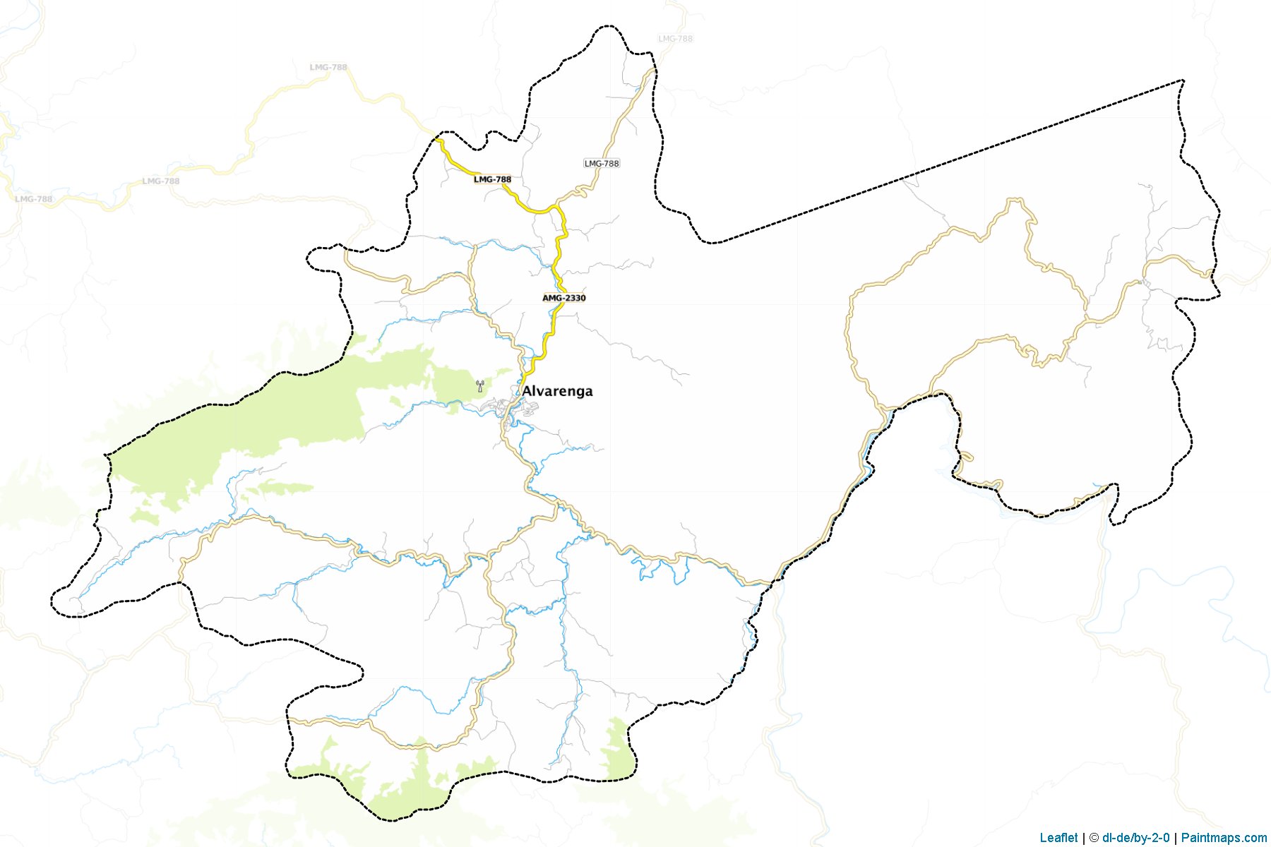 Alvarenga (Minas Gerais) Map Cropping Samples-1