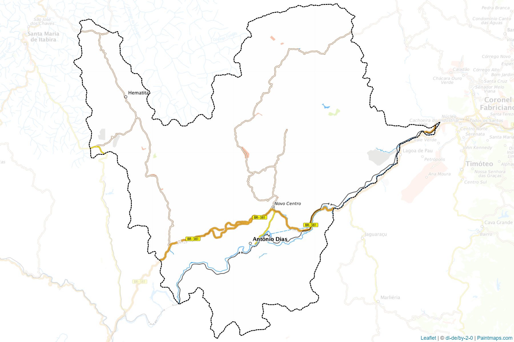 Antonio Dias (Minas Gerais) Map Cropping Samples-1