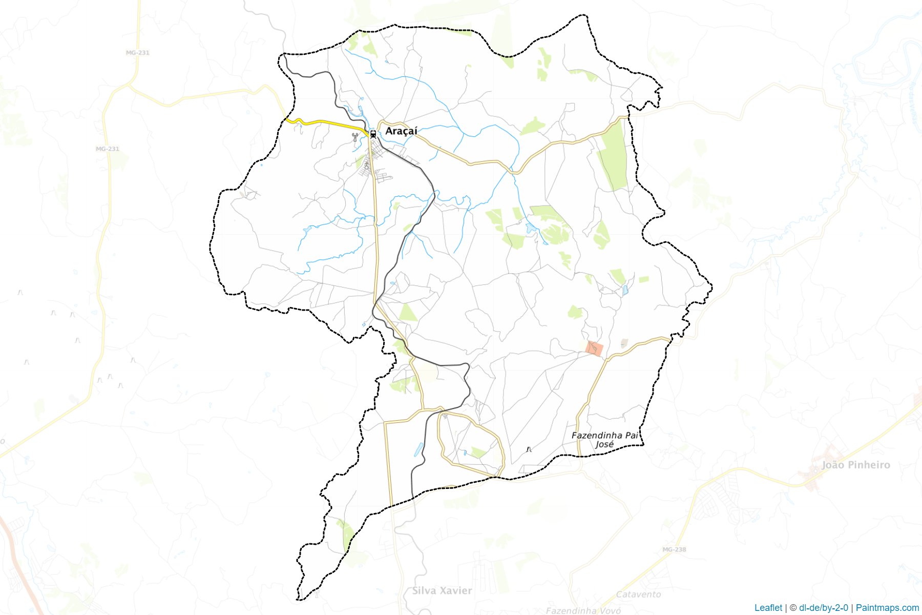 Aracai (Minas Gerais) Map Cropping Samples-1