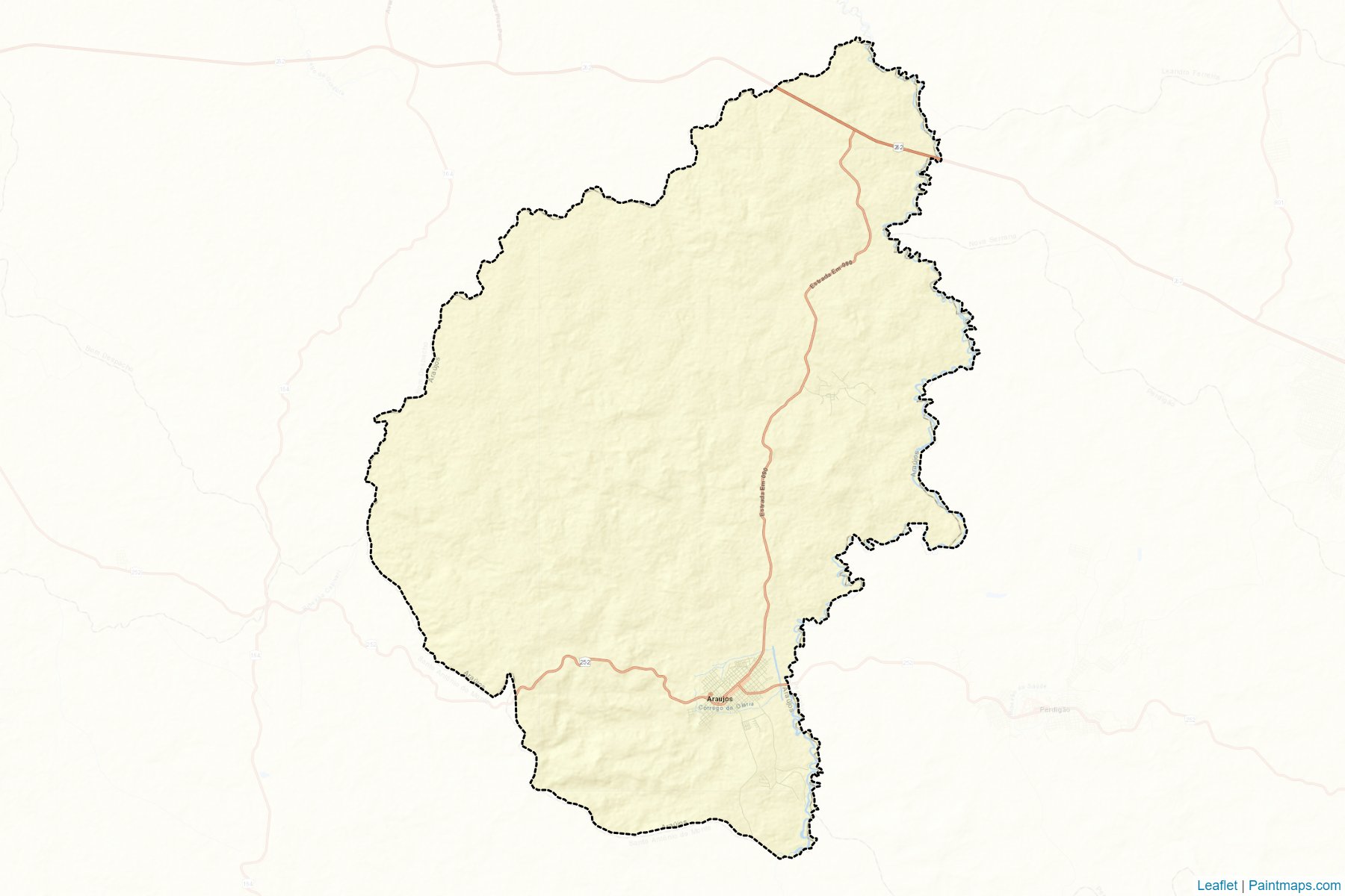 Araujos (Minas Gerais) Map Cropping Samples-2