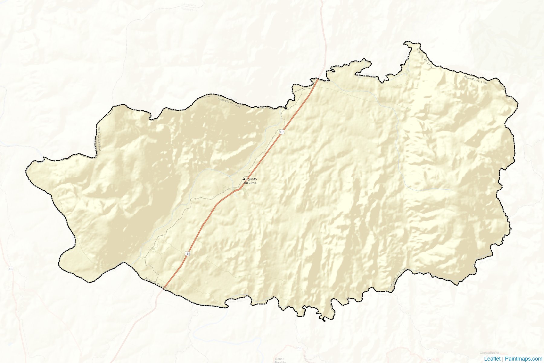 Augusto de Lima (Minas Gerais) Map Cropping Samples-2