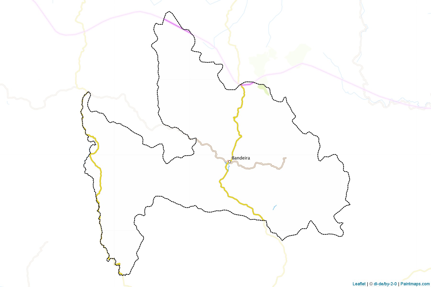 Bandeira (Minas Gerais) Map Cropping Samples-1