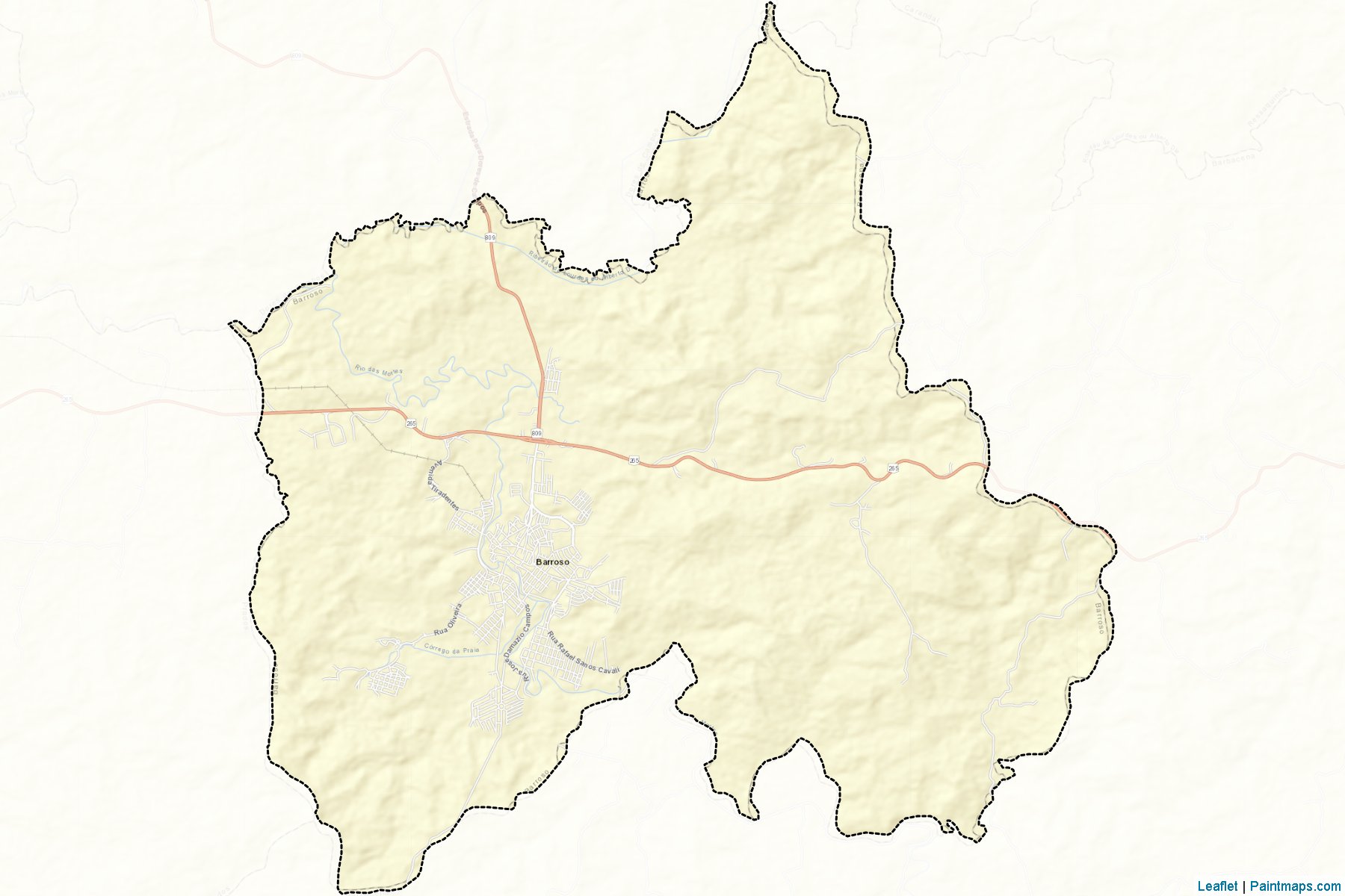 Barroso (Minas Gerais) Map Cropping Samples-2