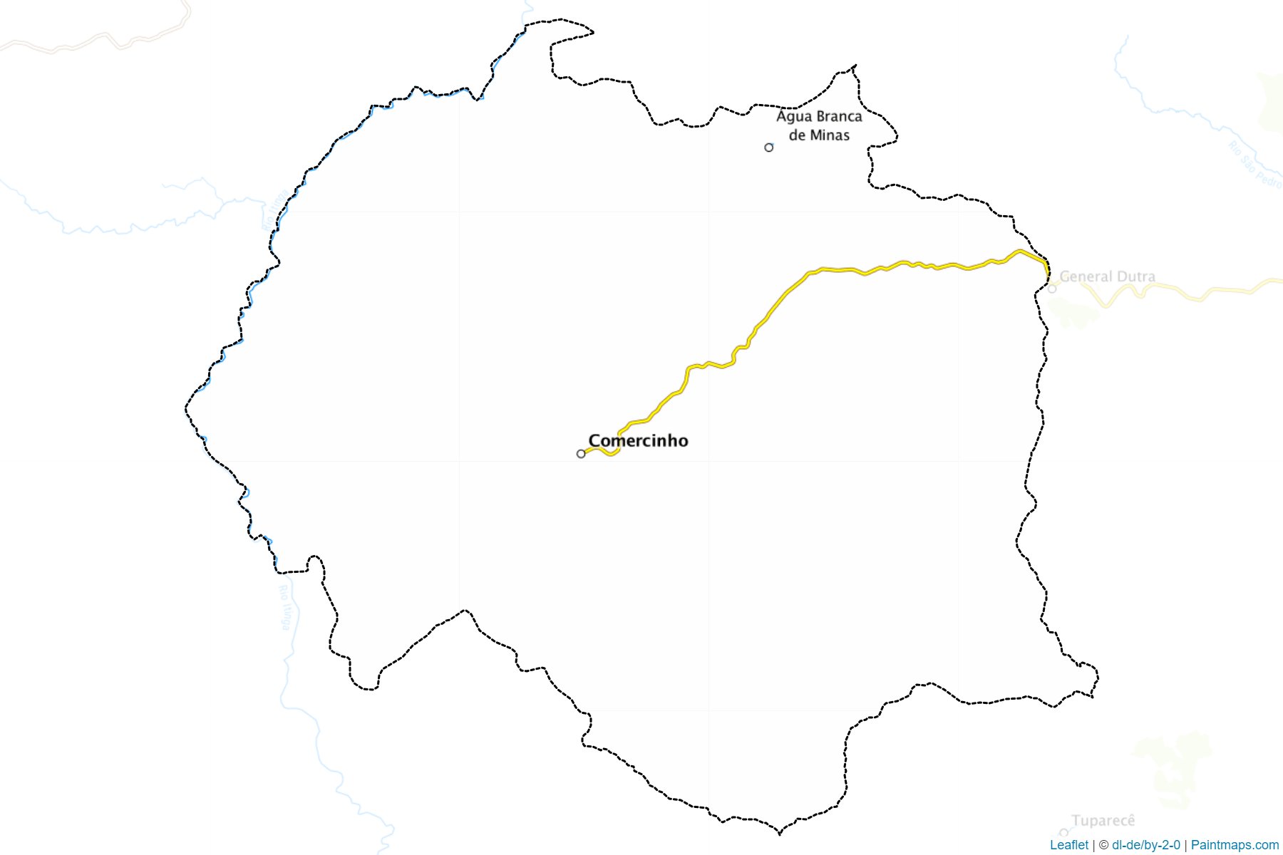 Comercinho (Minas Gerais) Map Cropping Samples-1