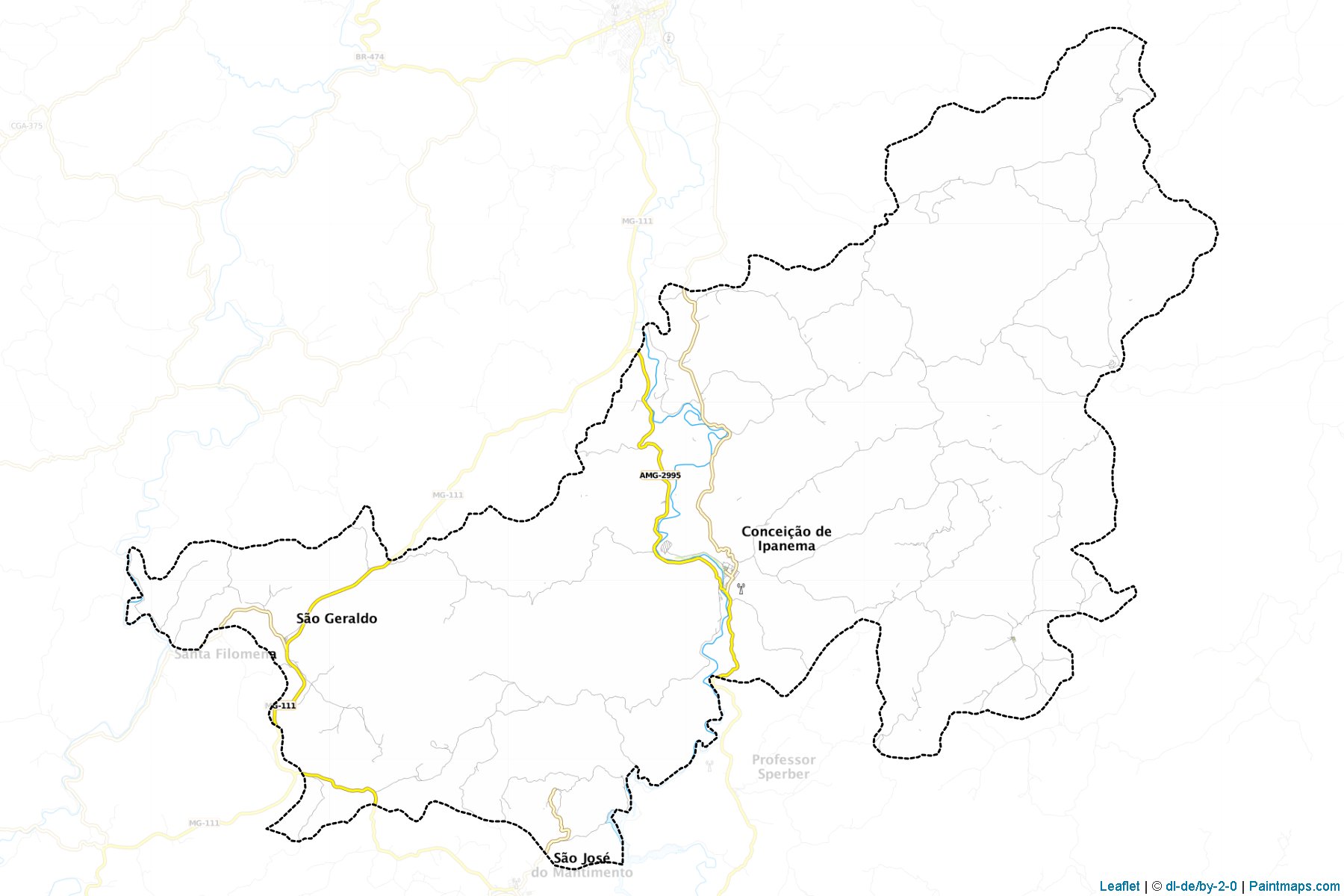 Conceicao de Ipanema (Minas Gerais) Map Cropping Samples-1