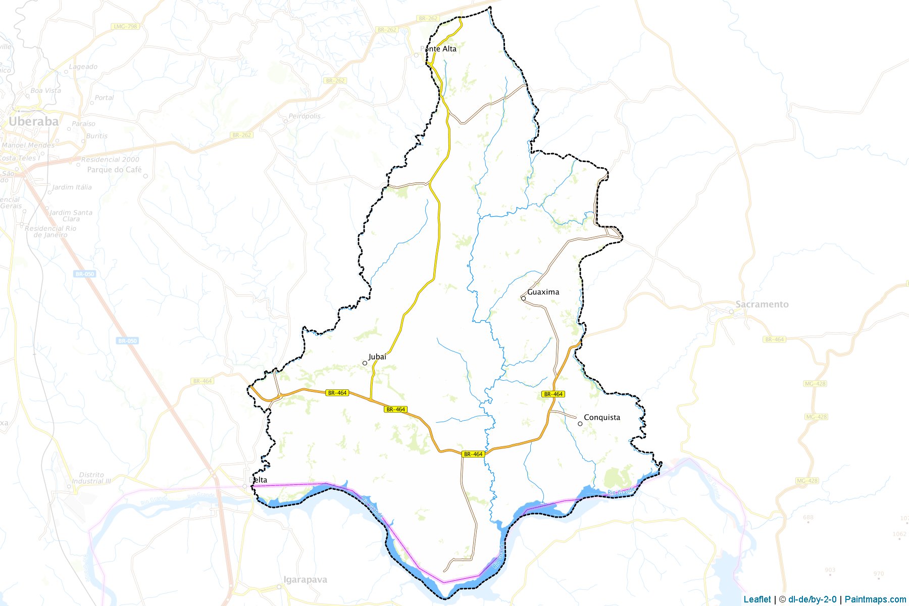 Conquista (Minas Gerais) Map Cropping Samples-1