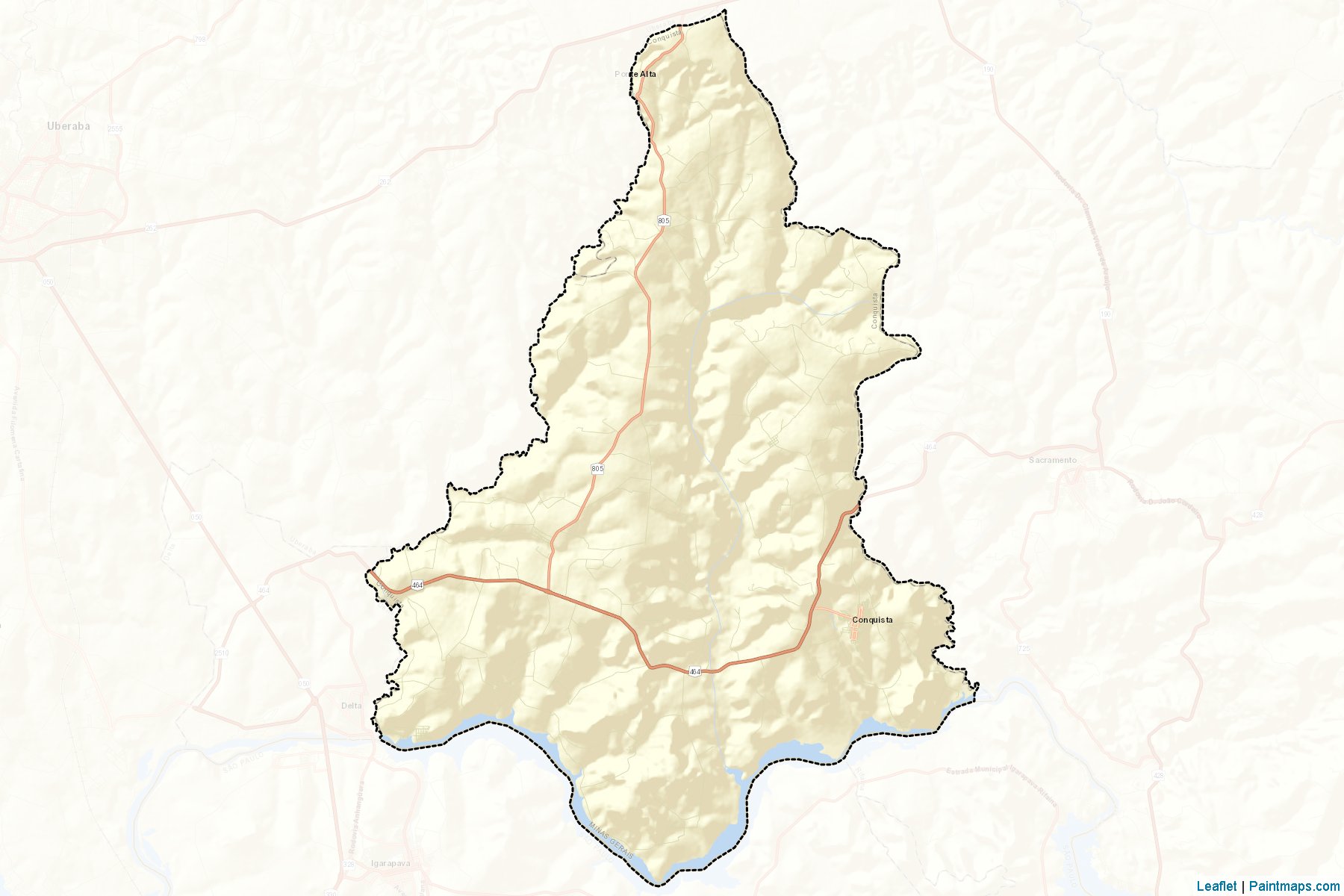 Conquista (Minas Gerais) Map Cropping Samples-2