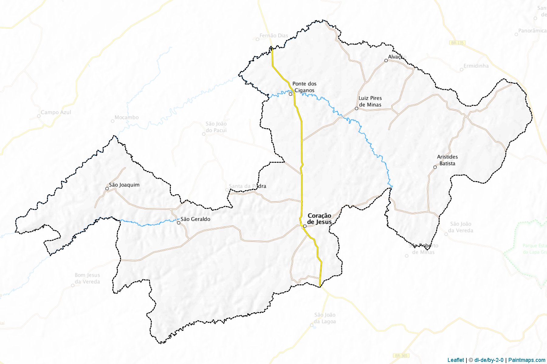 Coracao de Jesus (Minas Gerais) Map Cropping Samples-1