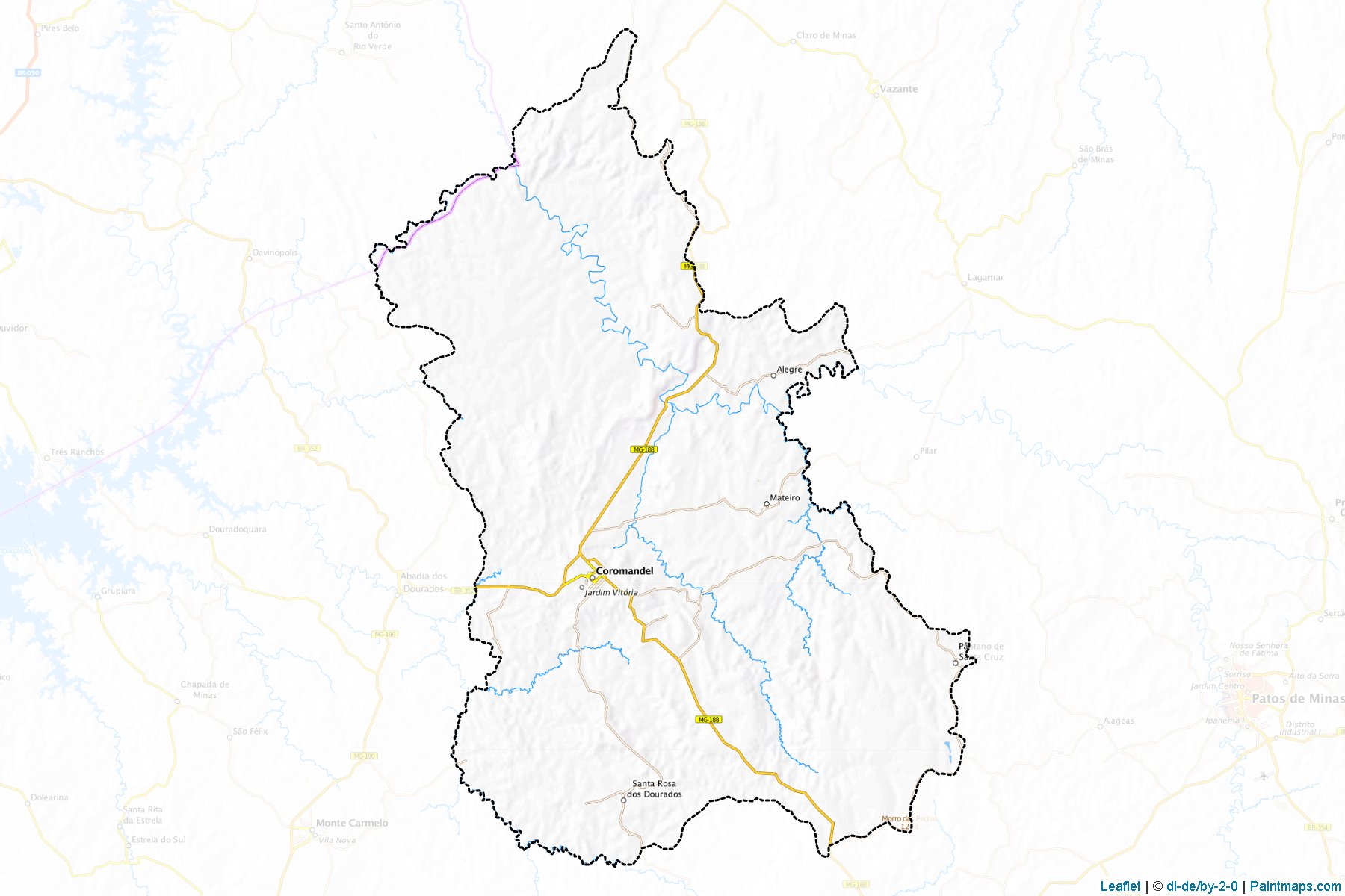 Coromandel (Minas Gerais) Map Cropping Samples-1