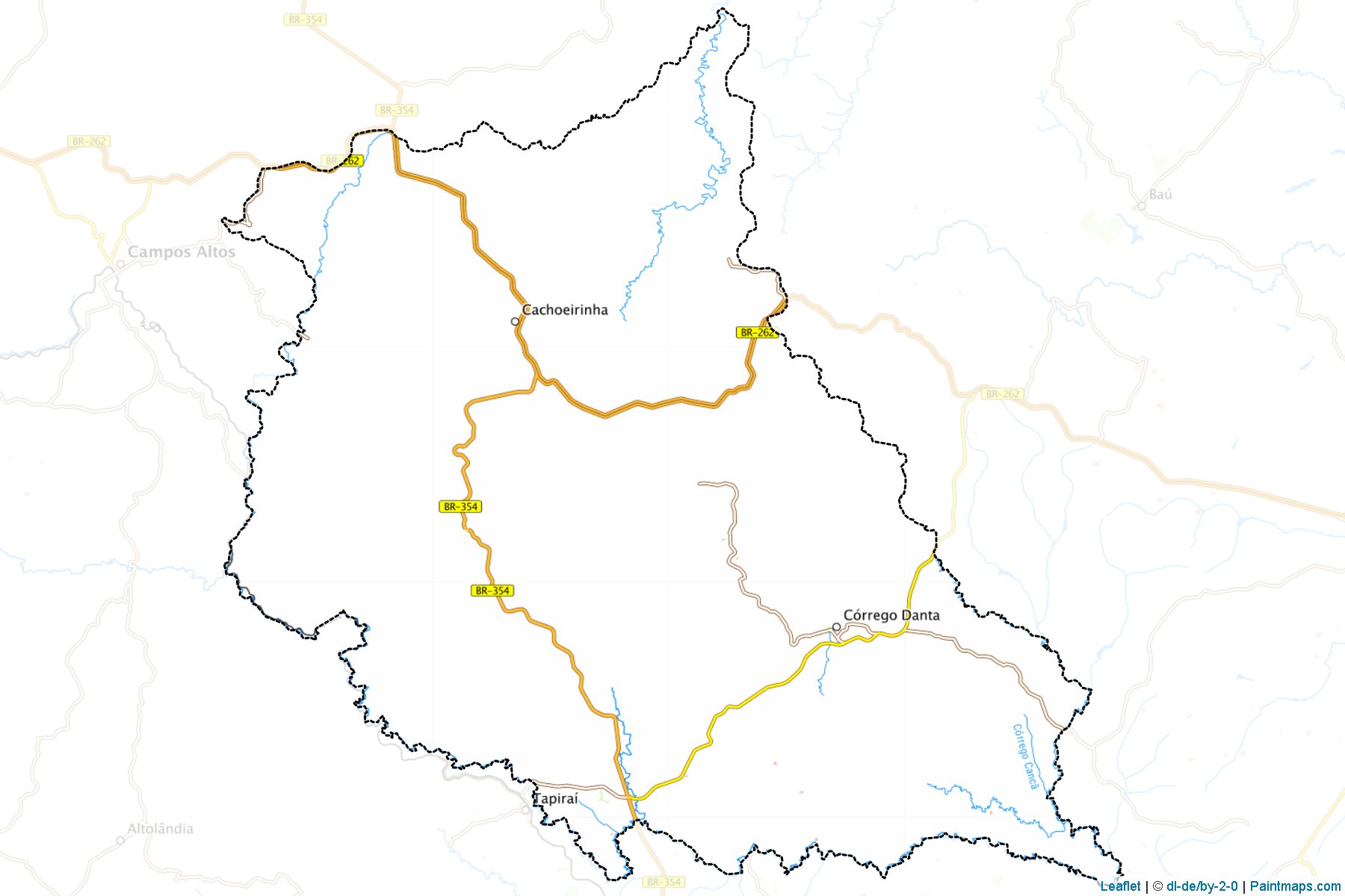 Corrego Danta (Minas Gerais) Map Cropping Samples-1