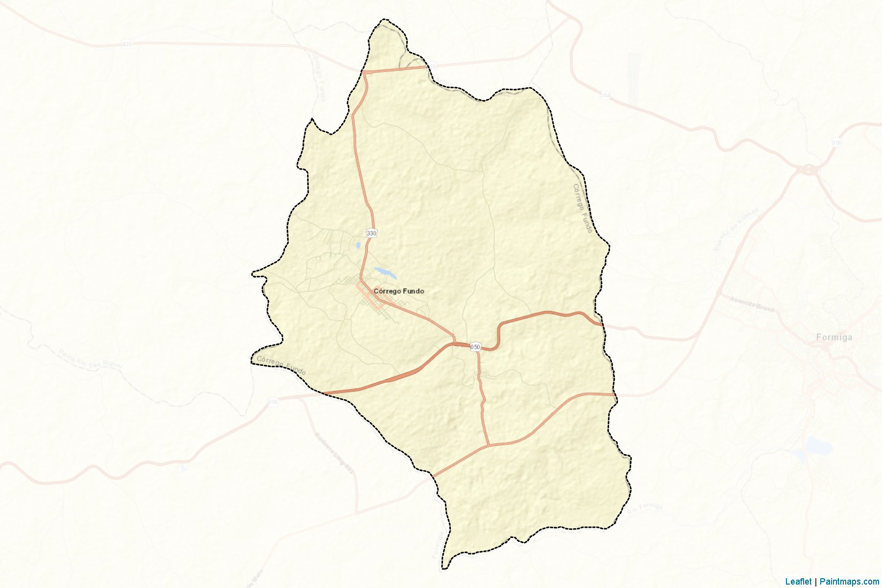 Corrego Fundo (Minas Gerais) Map Cropping Samples-2