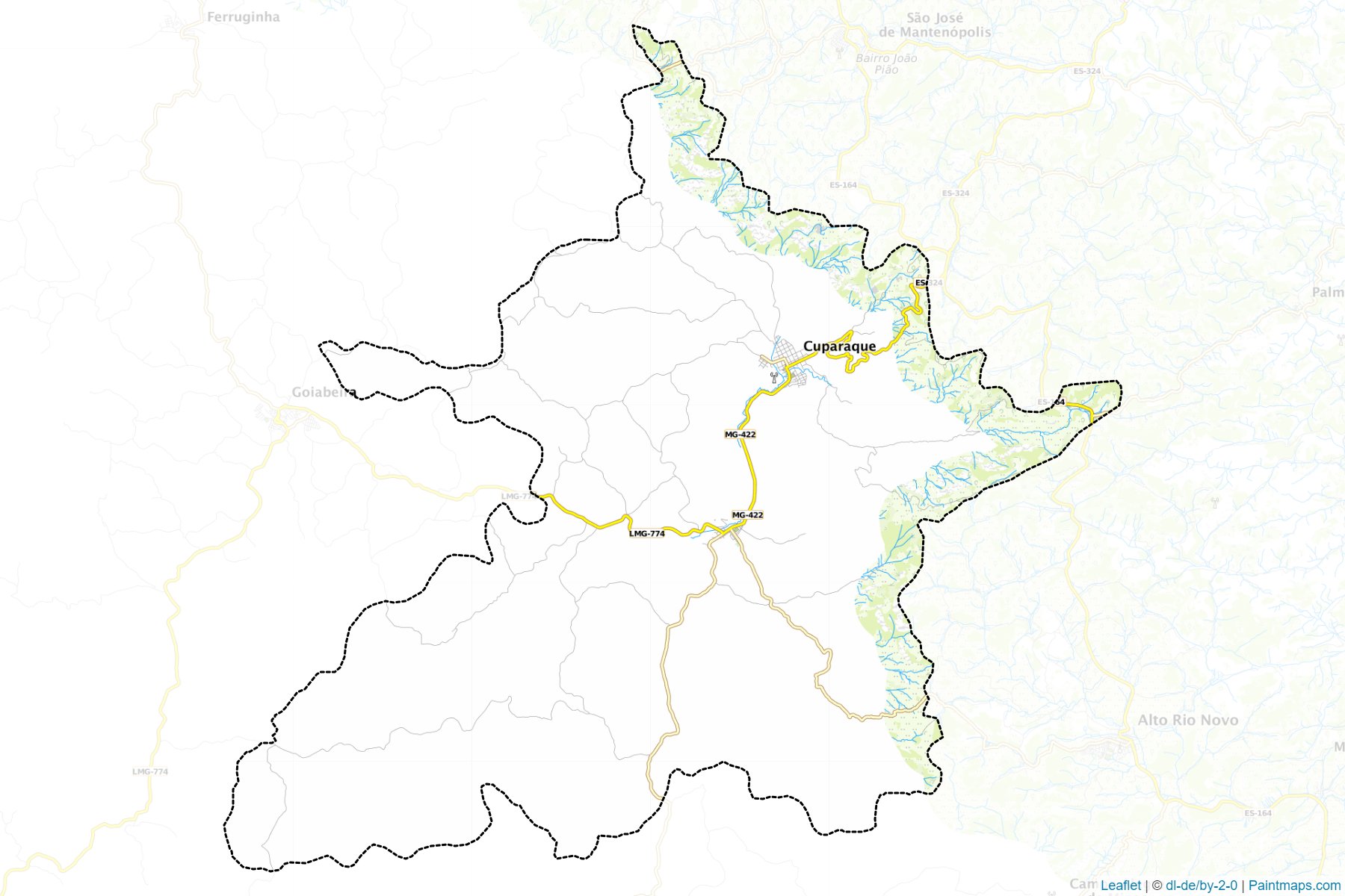 Cuparaque (Minas Gerais) Map Cropping Samples-1