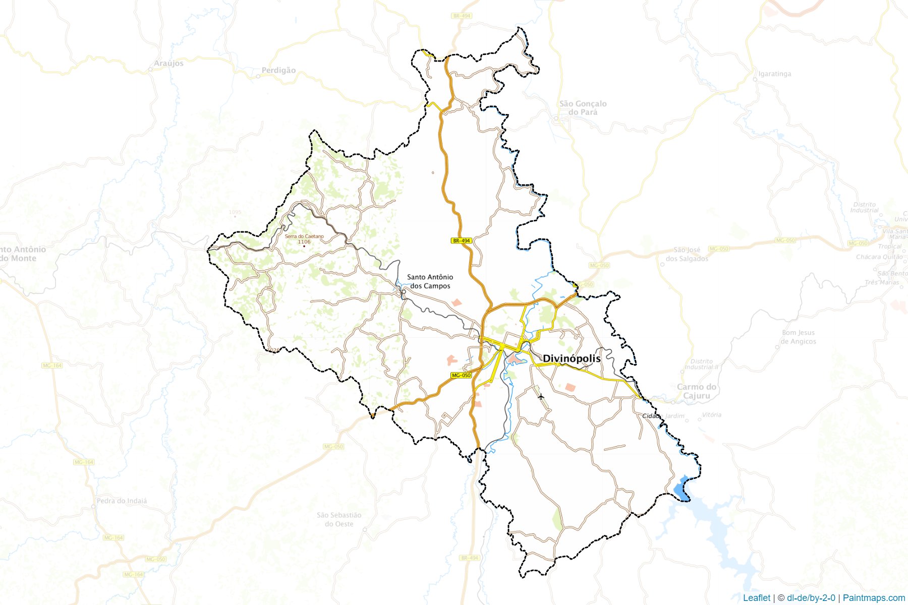 Divinopolis (Minas Gerais) Map Cropping Samples-1