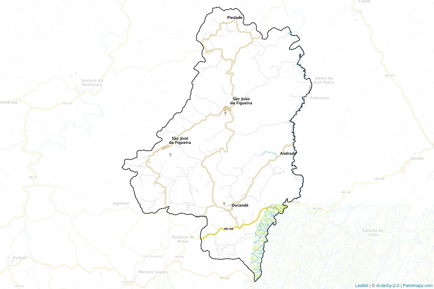 Durande (Minas Gerais) Haritası Örnekleri-1